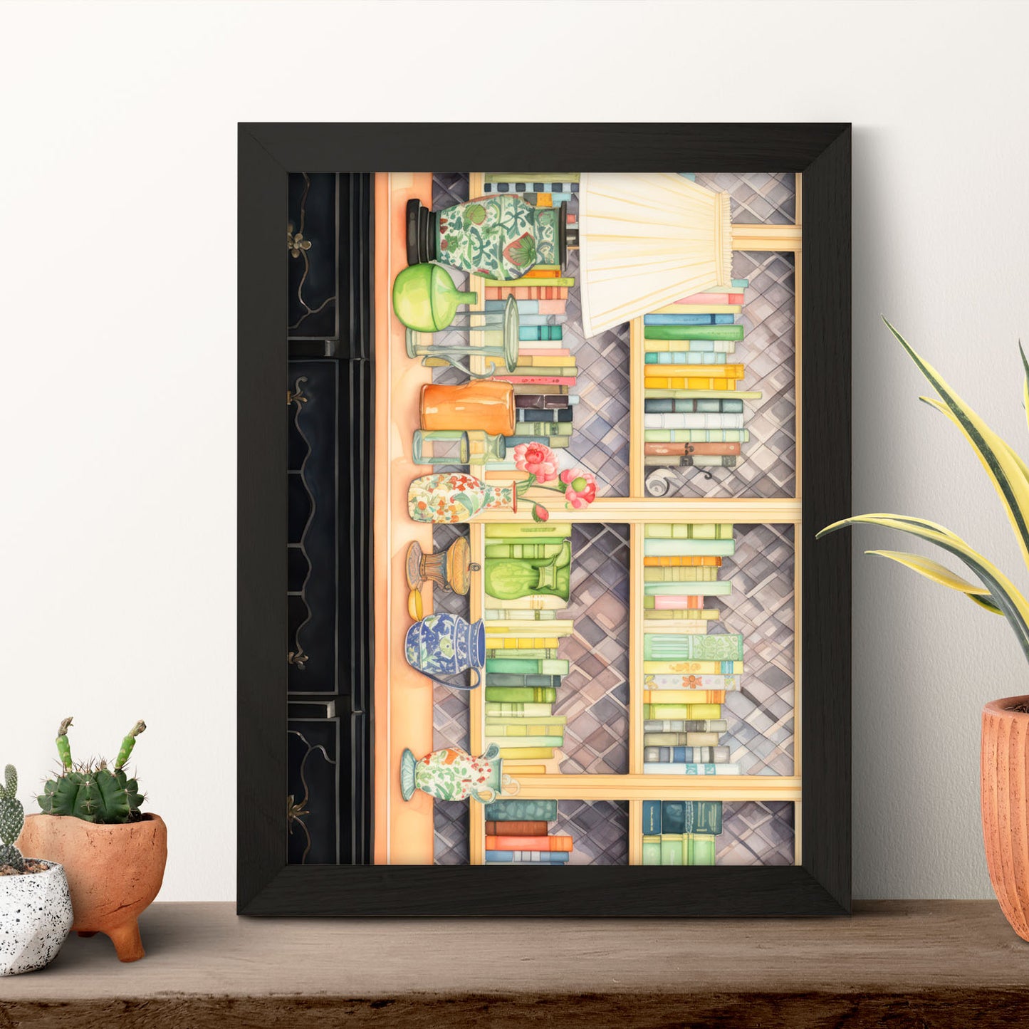 Nacnic Gusano de Libros Lámina Ecléctico