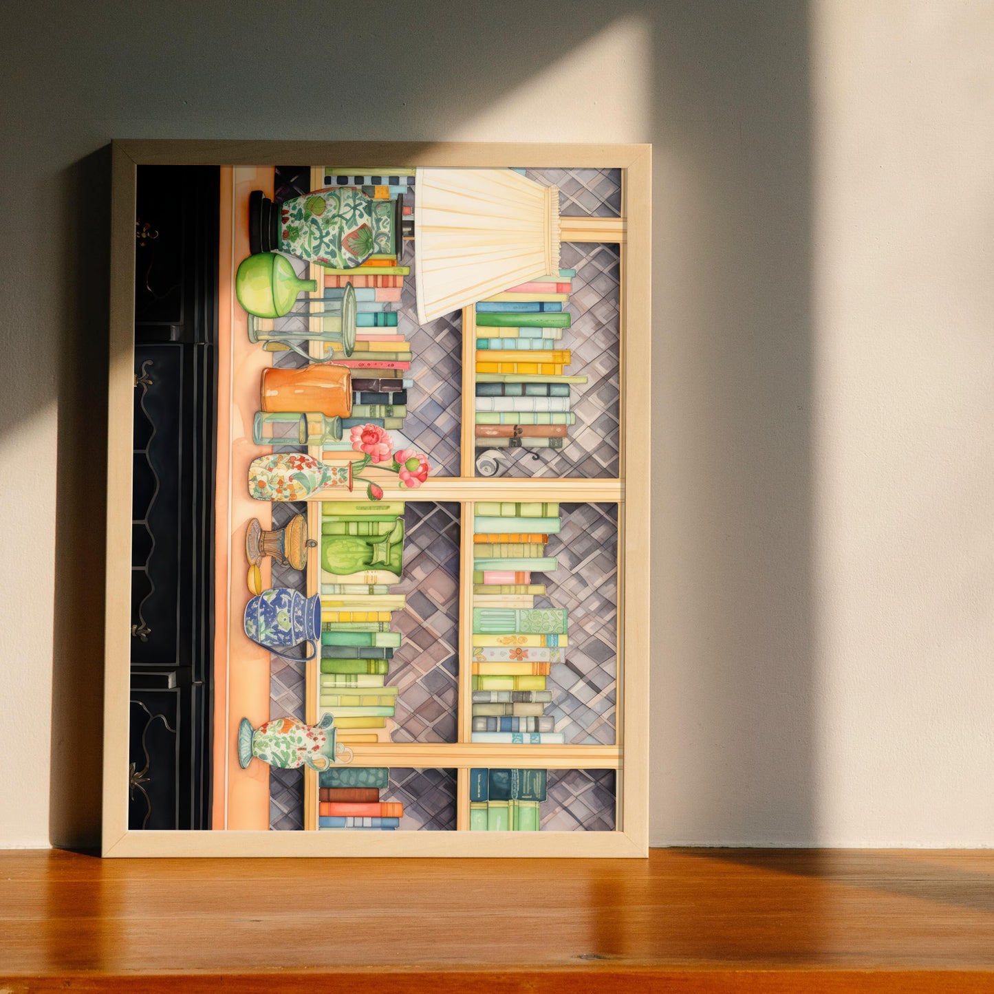 Nacnic Gusano de Libros Lámina Ecléctico