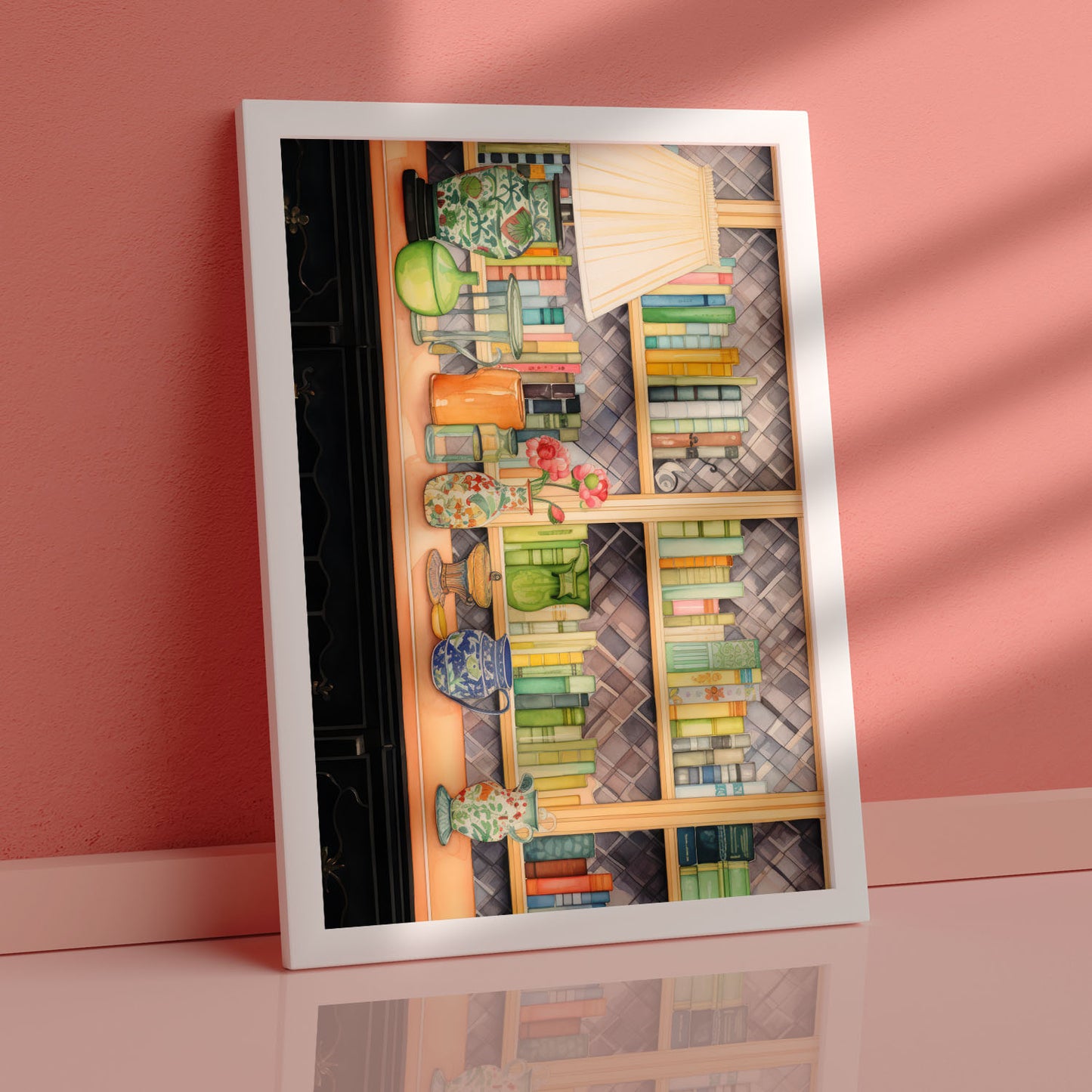 Nacnic Gusano de Libros Lámina Ecléctico