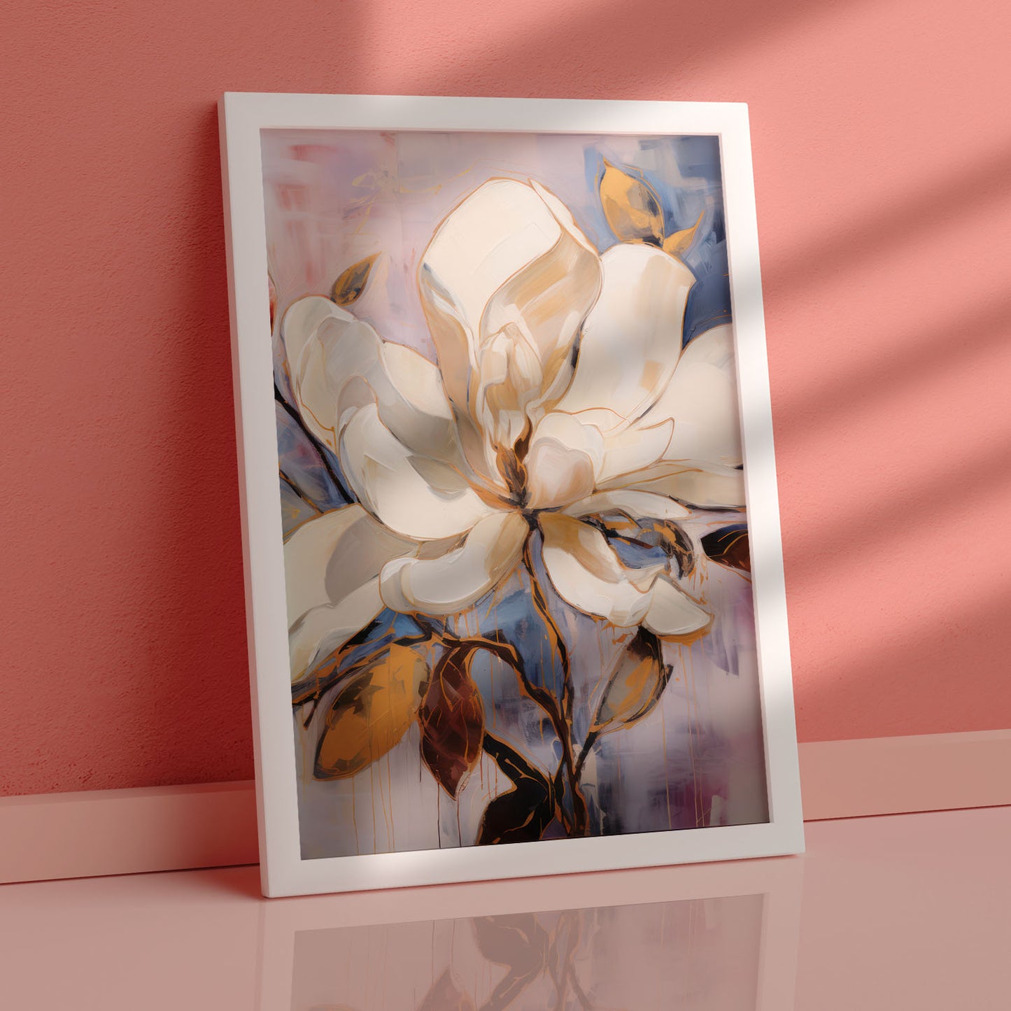 Lámina Nacnic de Flor Blanca
