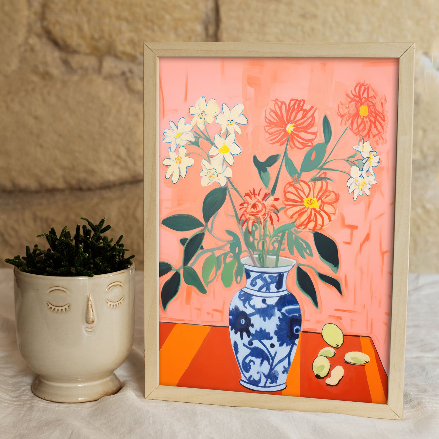 Nacnic Lámina de Jarrón de Porcelana Ecléctico