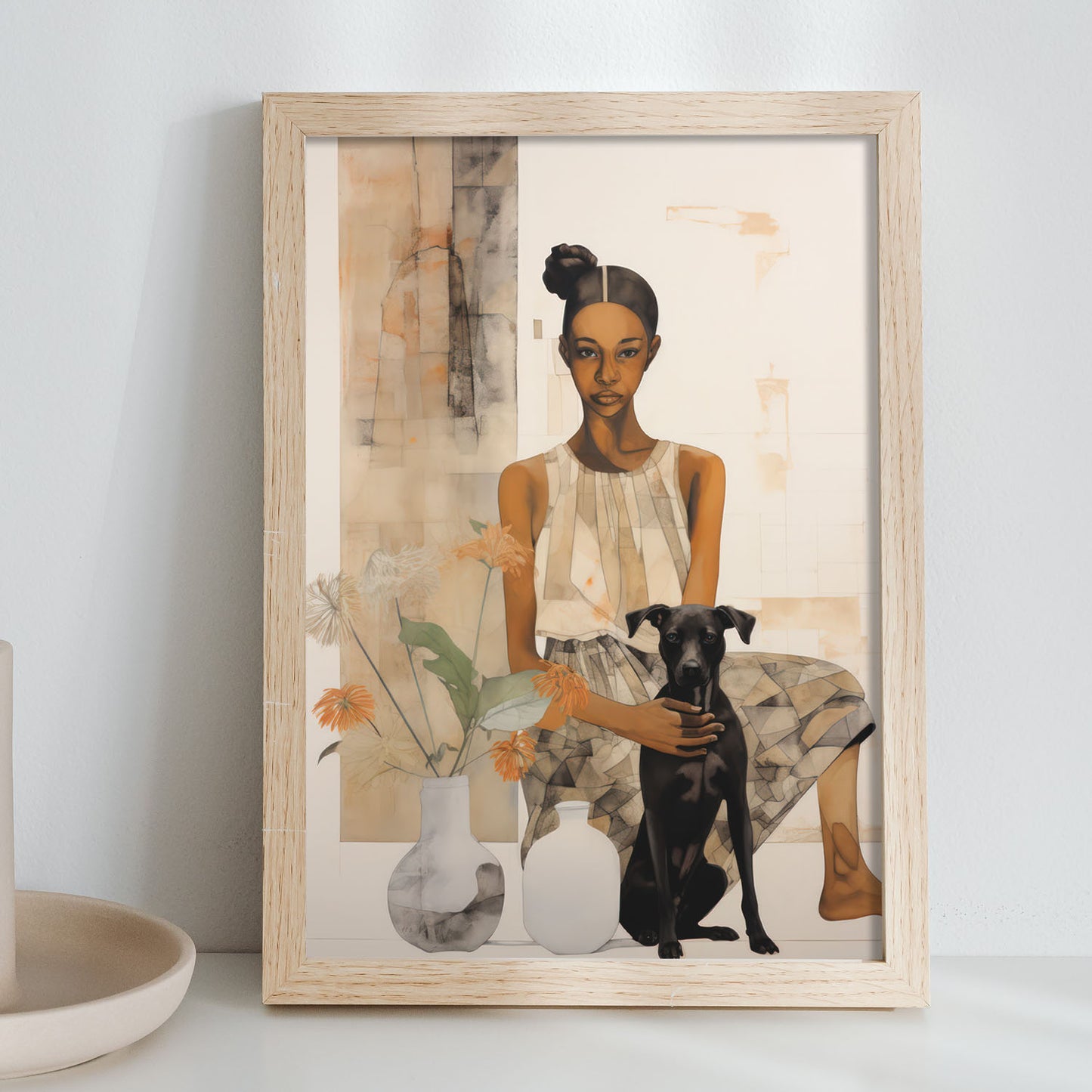 Lámina Nacnic Belleza Negra de Feminidad Ecléctica