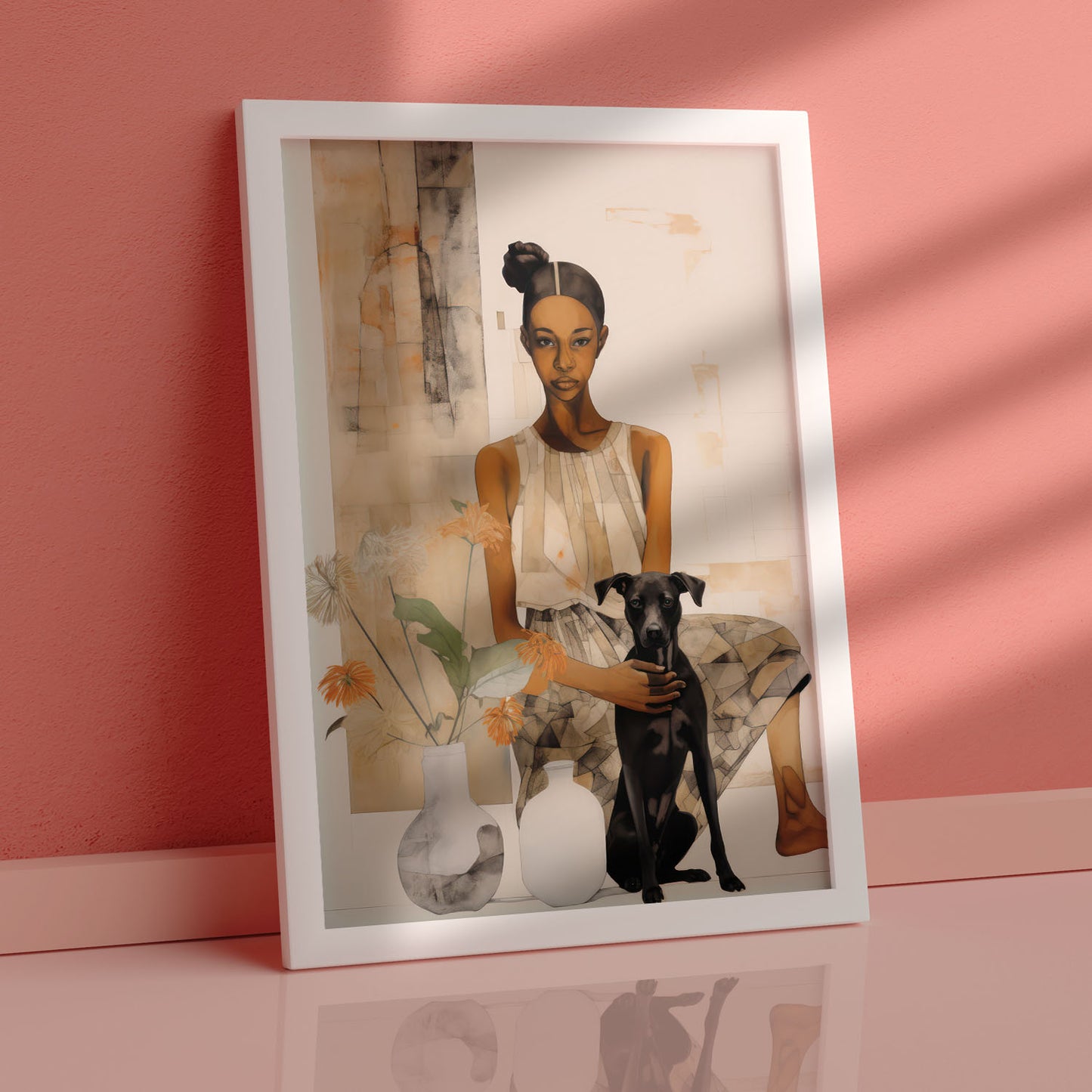 Lámina Nacnic Belleza Negra de Feminidad Ecléctica