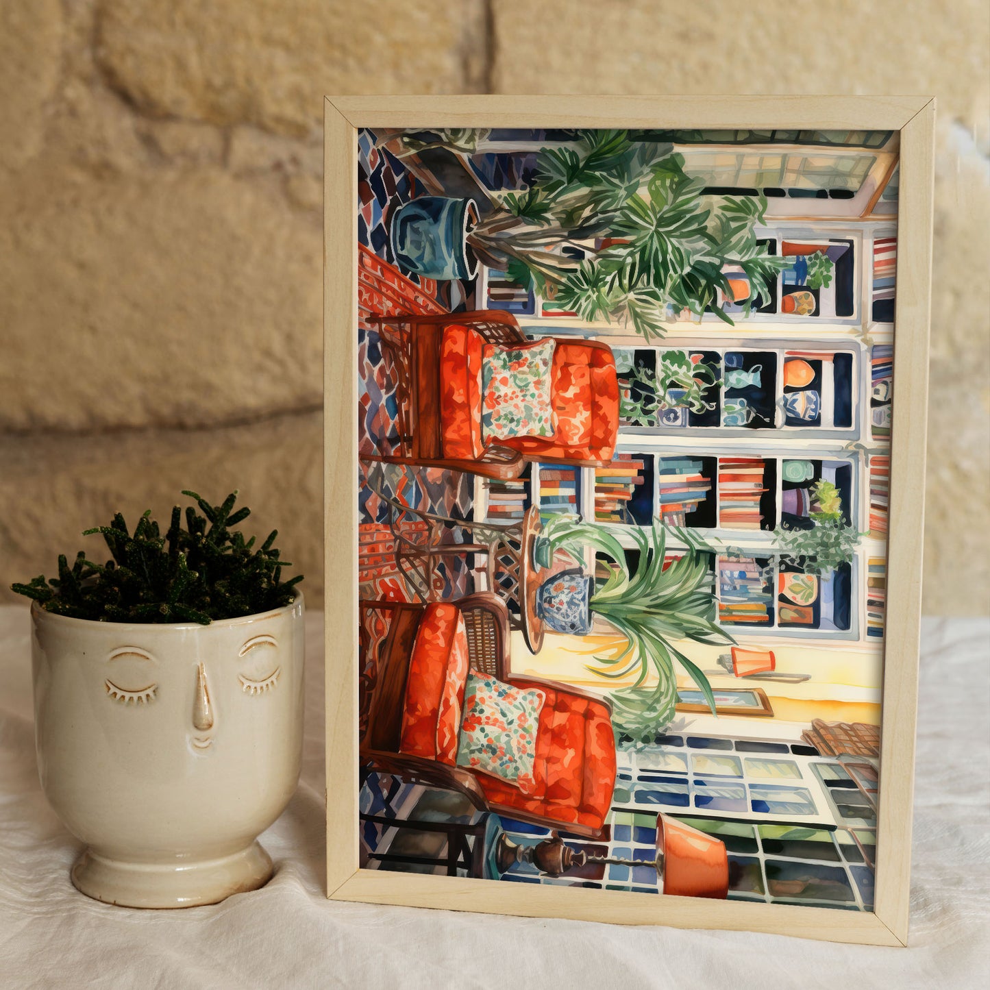 Lamina Nacnic de Libros Elegantes Ecléctico