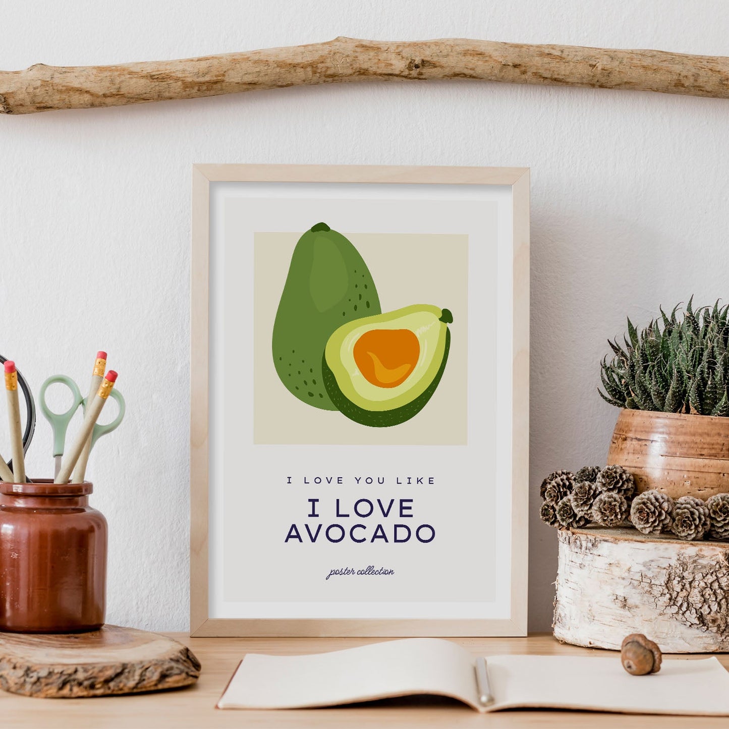 I Love Avocado-Artwork-Nacnic-Nacnic Estudio SL