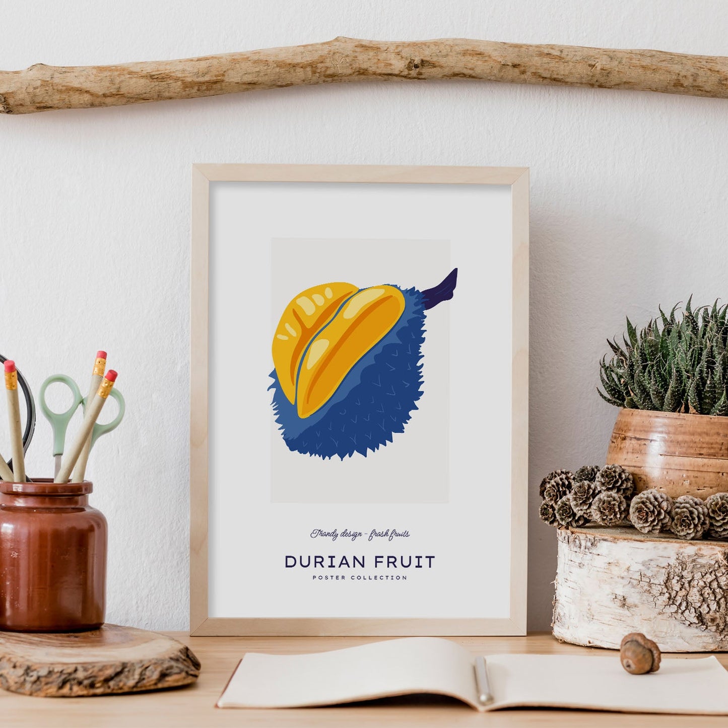 Durian Fruit Intersection-Artwork-Nacnic-Nacnic Estudio SL