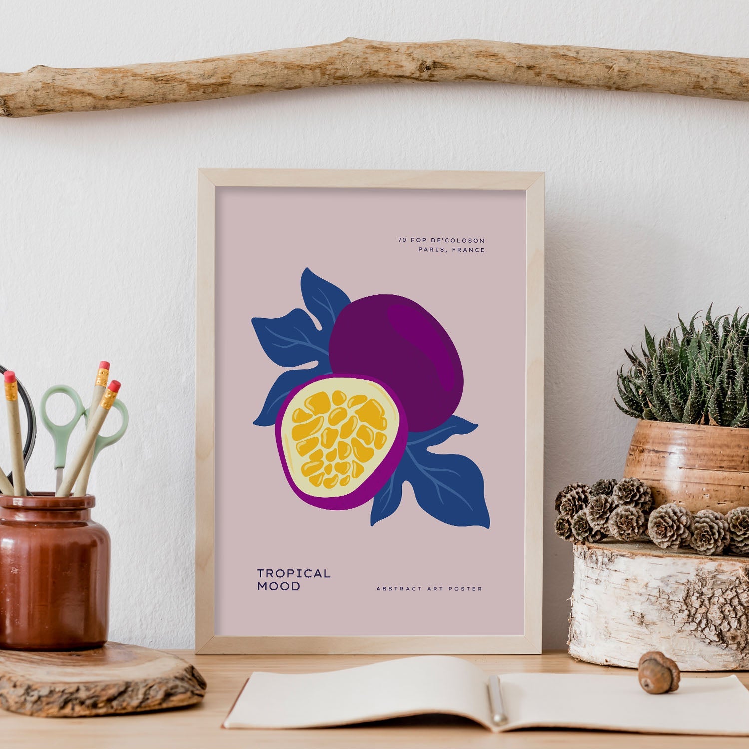 Passion Fruit-Artwork-Nacnic-Nacnic Estudio SL