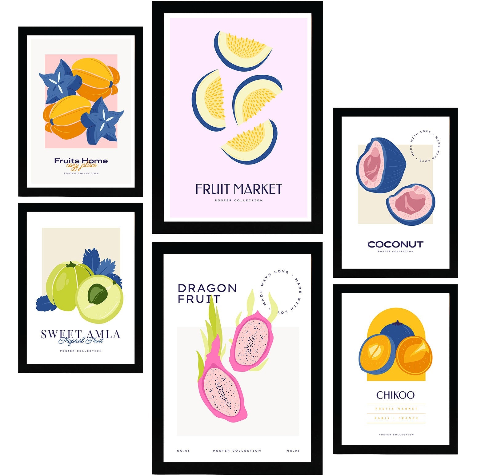 Food and Plants Posters. Rare Fruits. Nature and Botany-Artwork-Nacnic-Nacnic Estudio SL