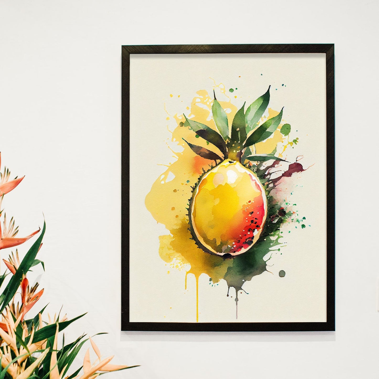 Nacnic minimalist Maracuja_1. Aesthetic Wall Art Prints for Bedroom or Living Room Design.-Artwork-Nacnic-A4-Sin Marco-Nacnic Estudio SL