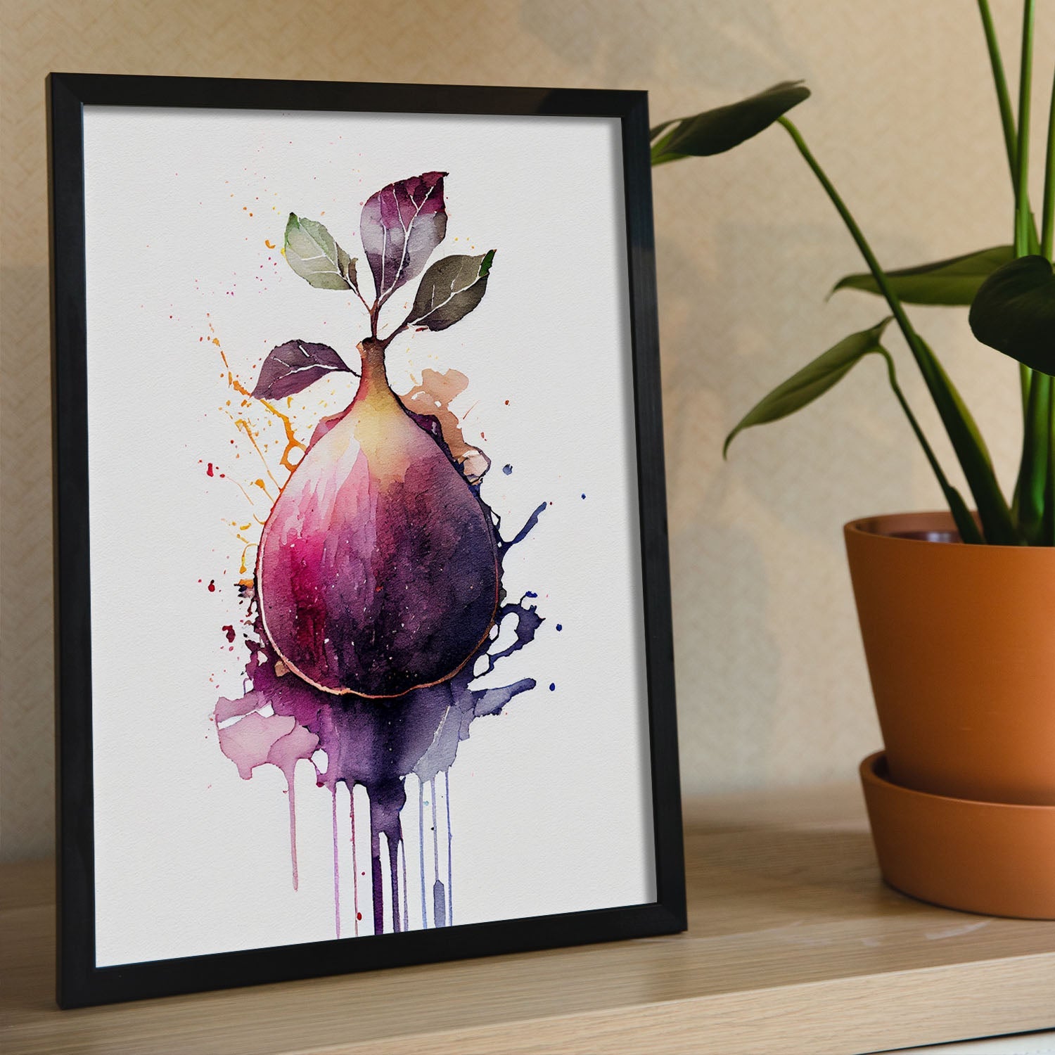 Nacnic minimalist Fig. Aesthetic Wall Art Prints for Bedroom or Living Room Design.-Artwork-Nacnic-A4-Sin Marco-Nacnic Estudio SL