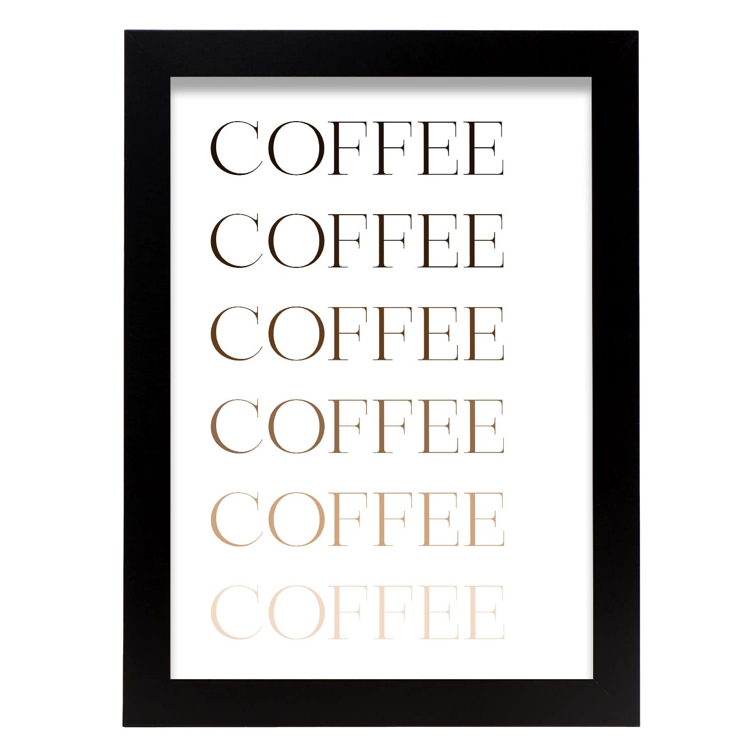 Lamina artistica decorativa con ilustración de Coffee estilo Mensaje inspiracional-Artwork-Nacnic-Nacnic Estudio SL