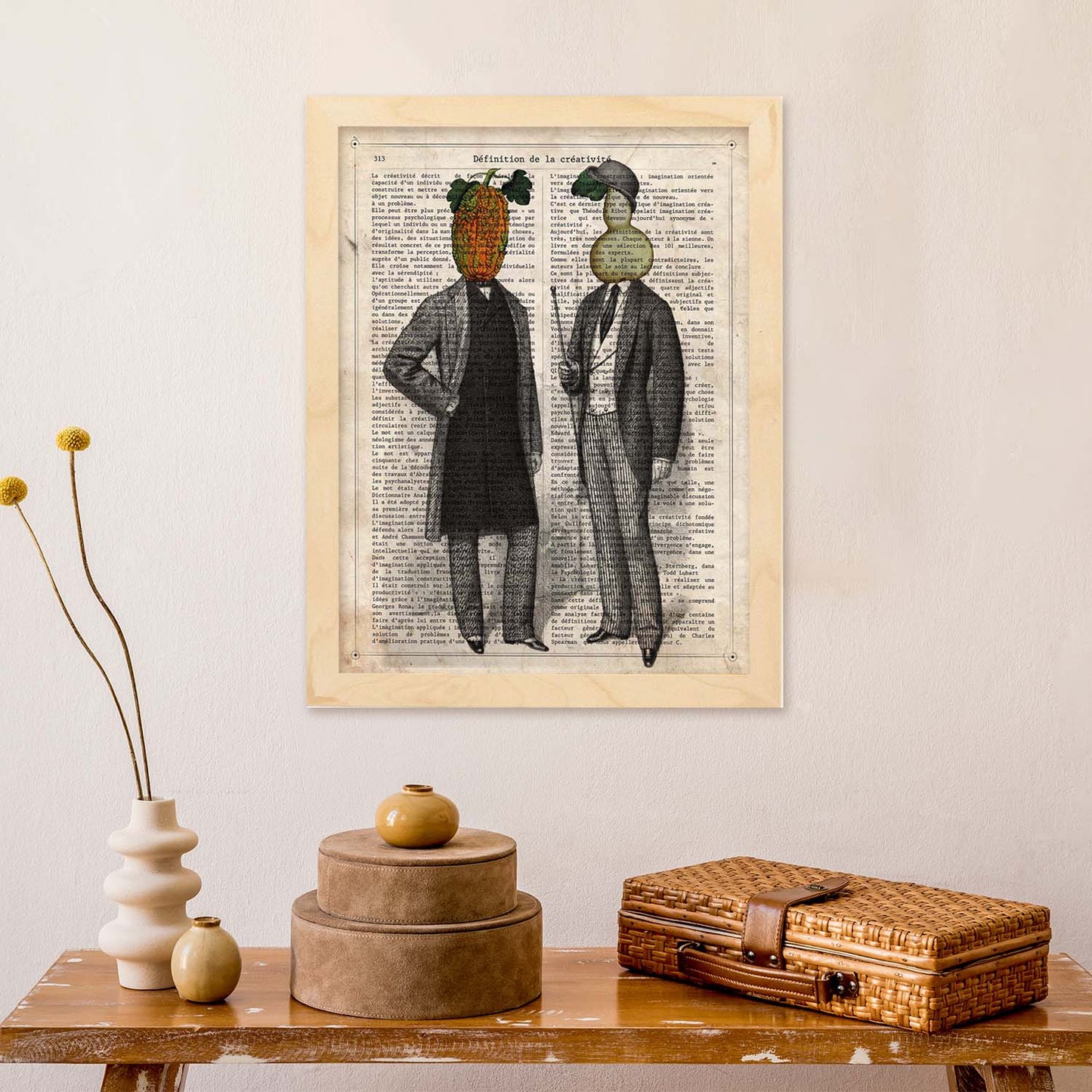 Poster de Calabazas. Láminas de frutas y verduras con definiciones. Ilustraciones de alimentacion vegetariana.-Artwork-Nacnic-Nacnic Estudio SL