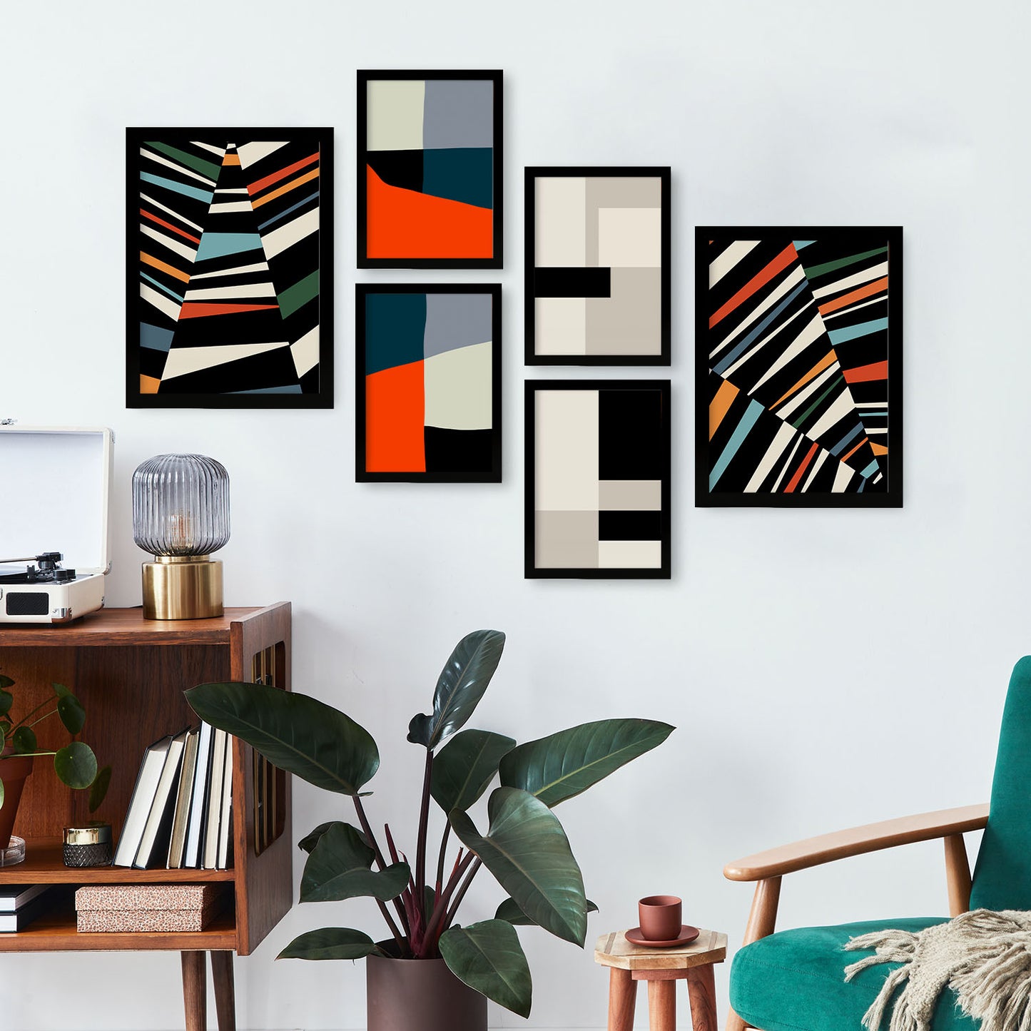 Conjunto de 6 Láminas de Arte Pastiche Nacnic