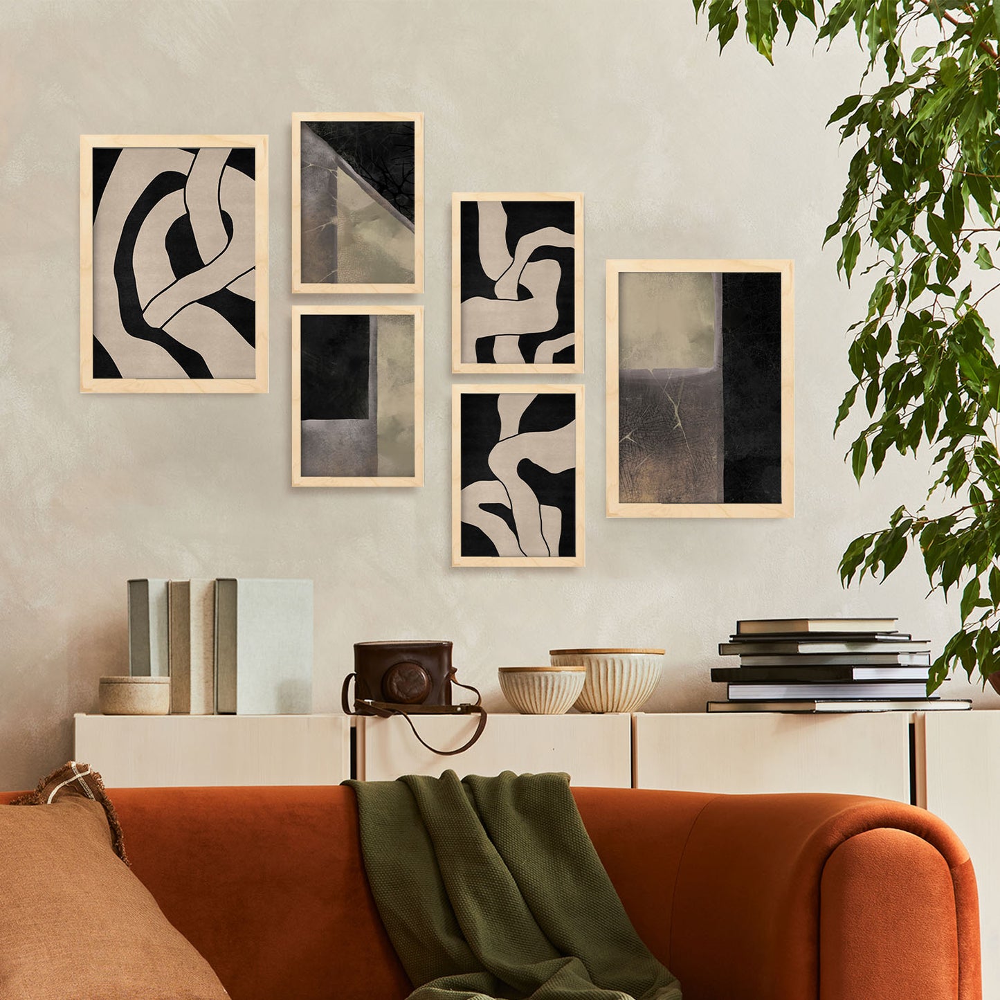 Nacnic Set de 6 Láminas de Arte Resúmenes Estéticos