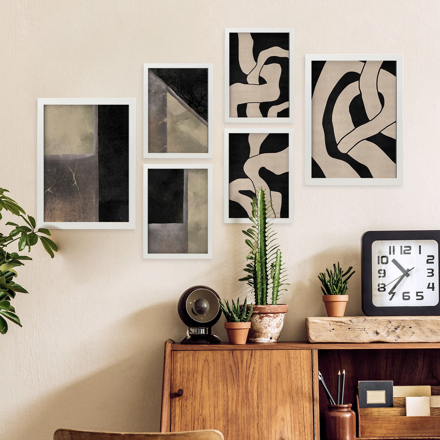 Nacnic Set de 6 Láminas de Arte Resúmenes Estéticos