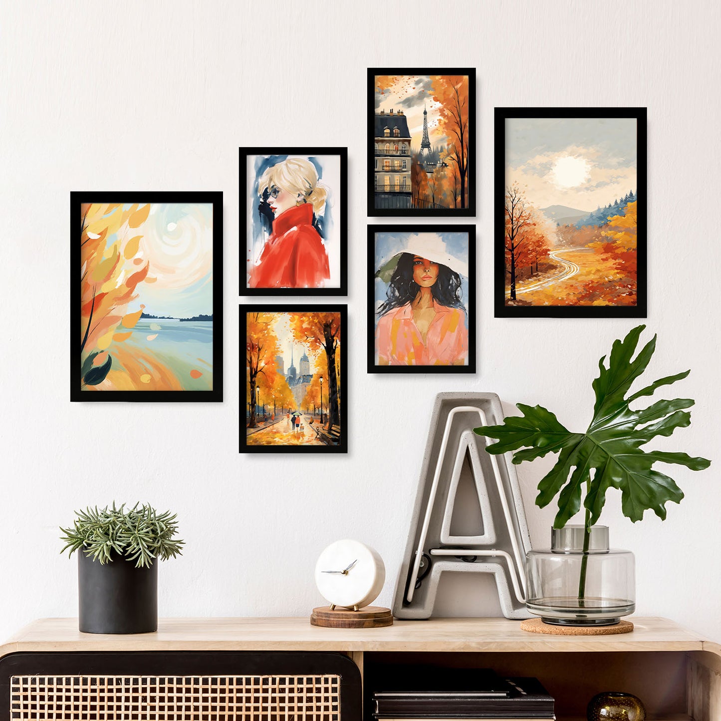 Nacnic Set de 6 Posters de buen tono en estampados decorativos estéticos