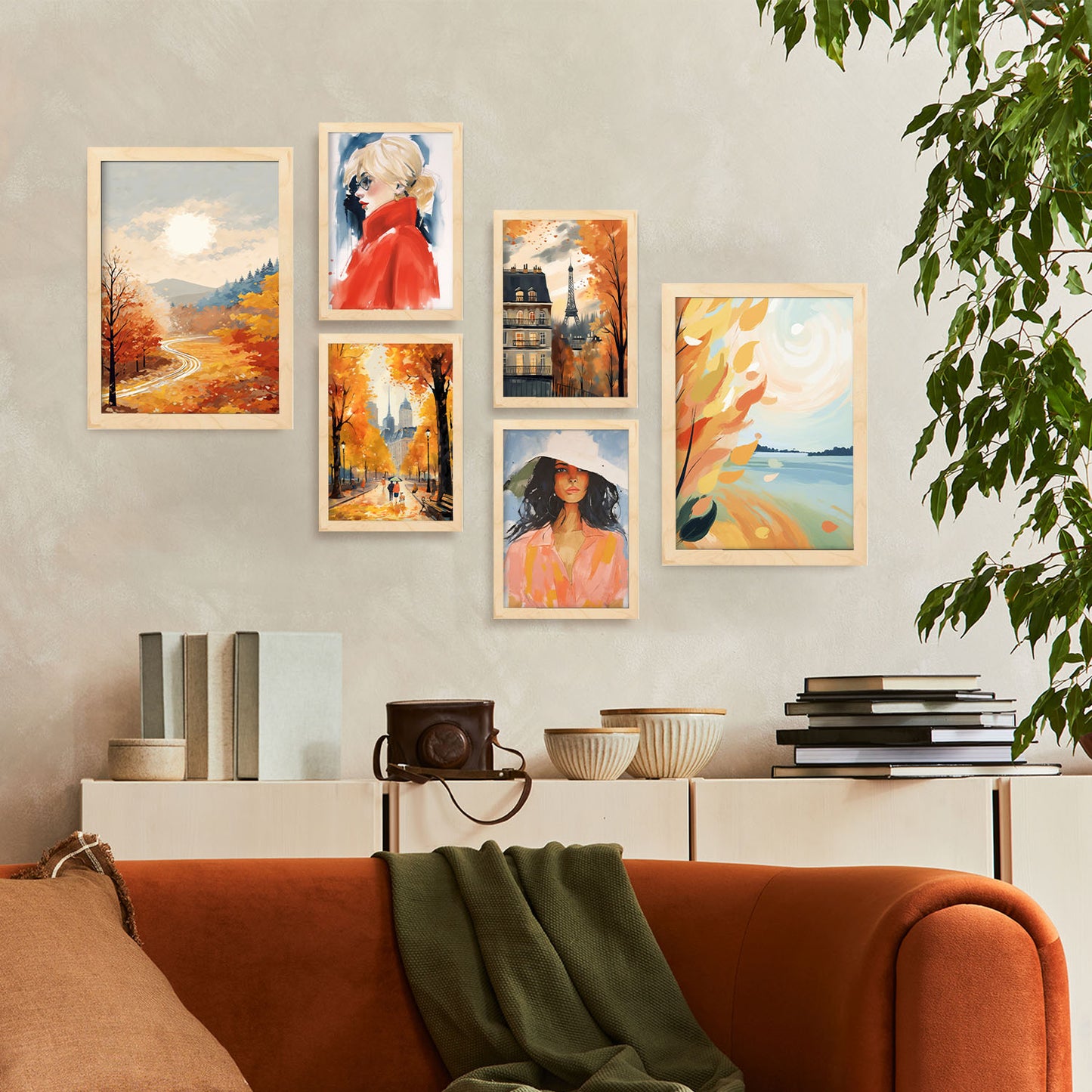 Nacnic Set de 6 Posters de buen tono en estampados decorativos estéticos