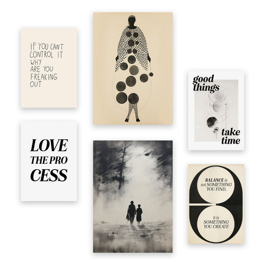 Conjunto de 6 Láminas Aventureras de Nacnic en Estilo Ecléctico