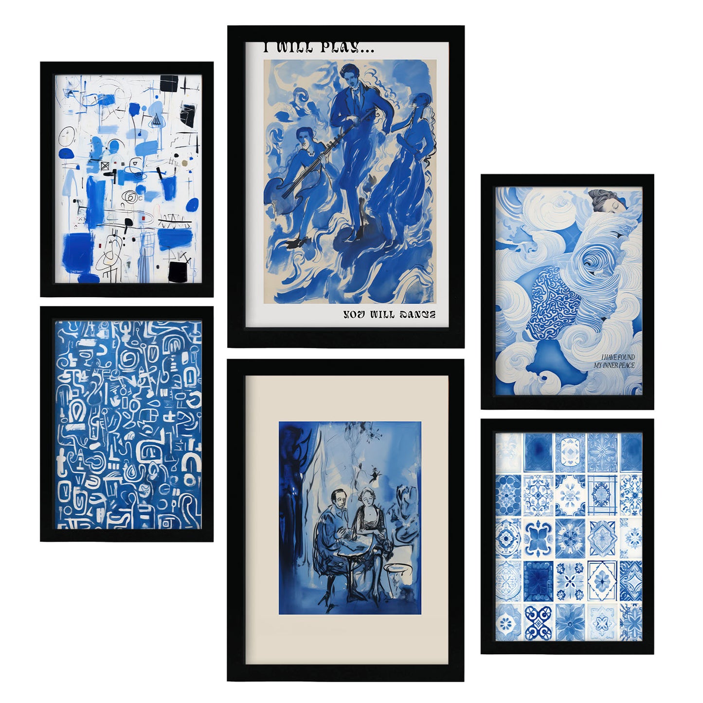 Nacnic Set de 6 Láminas de Formas Abundantes en Estilo Eclectico