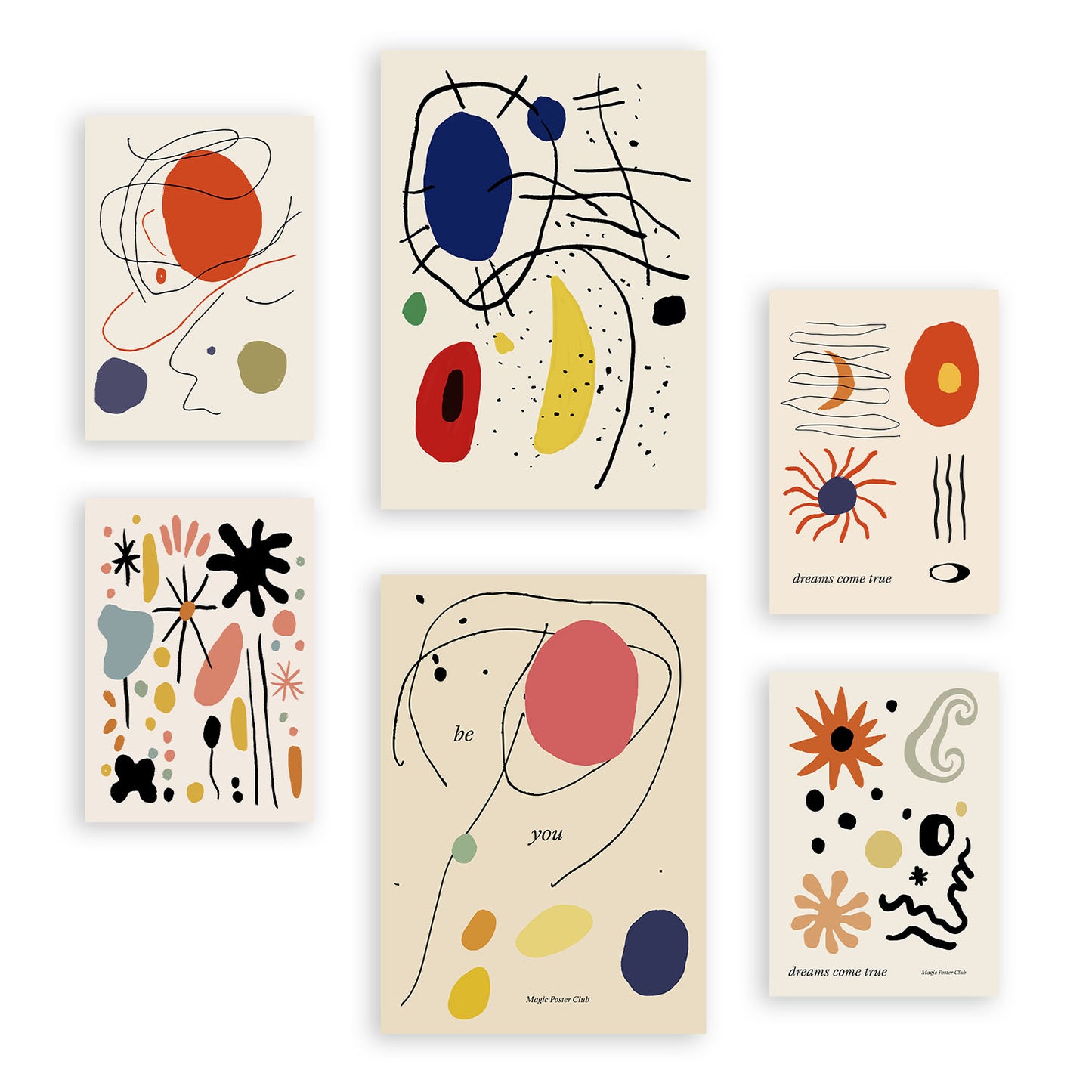 Nacnic Set de 6 Láminas de Picasso y Marisse Iso