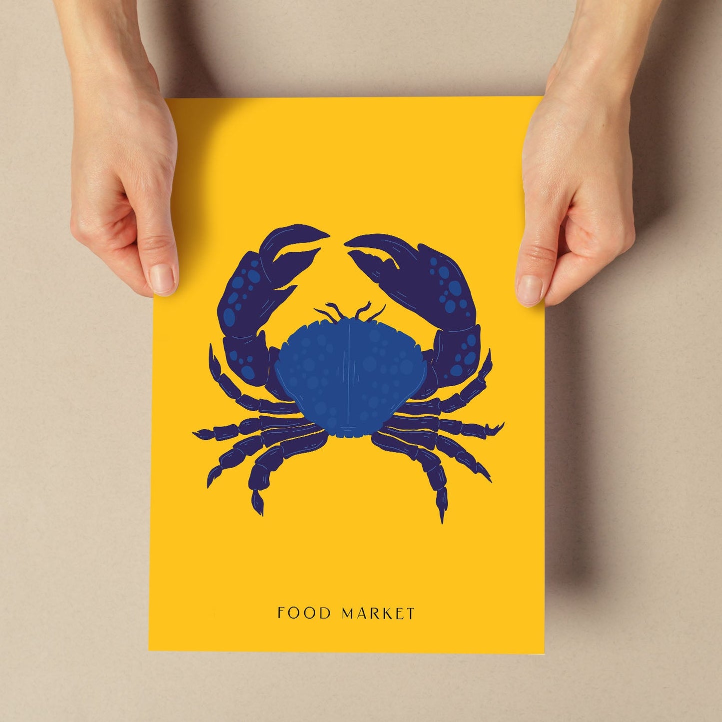 Big Claw Crab-Artwork-Nacnic-Nacnic Estudio SL
