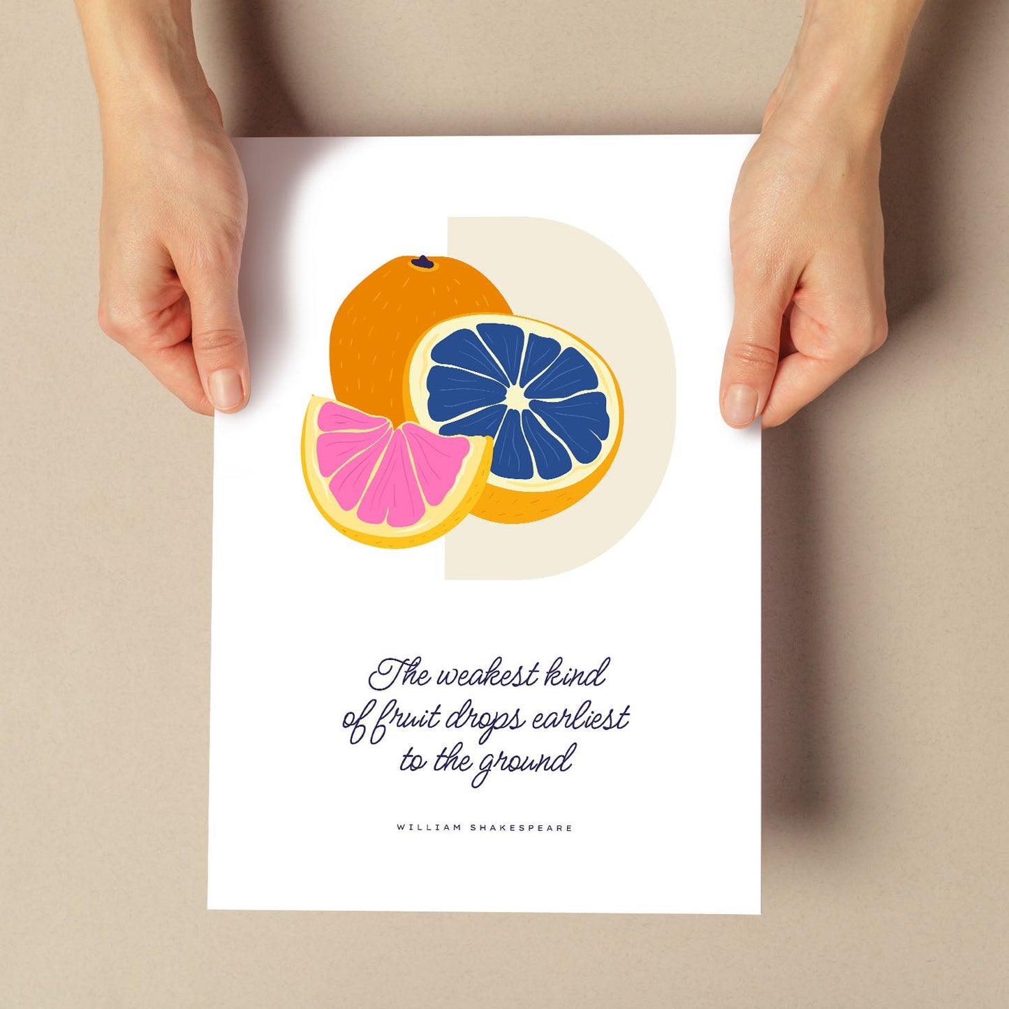 Oranges Quote-Artwork-Nacnic-Nacnic Estudio SL