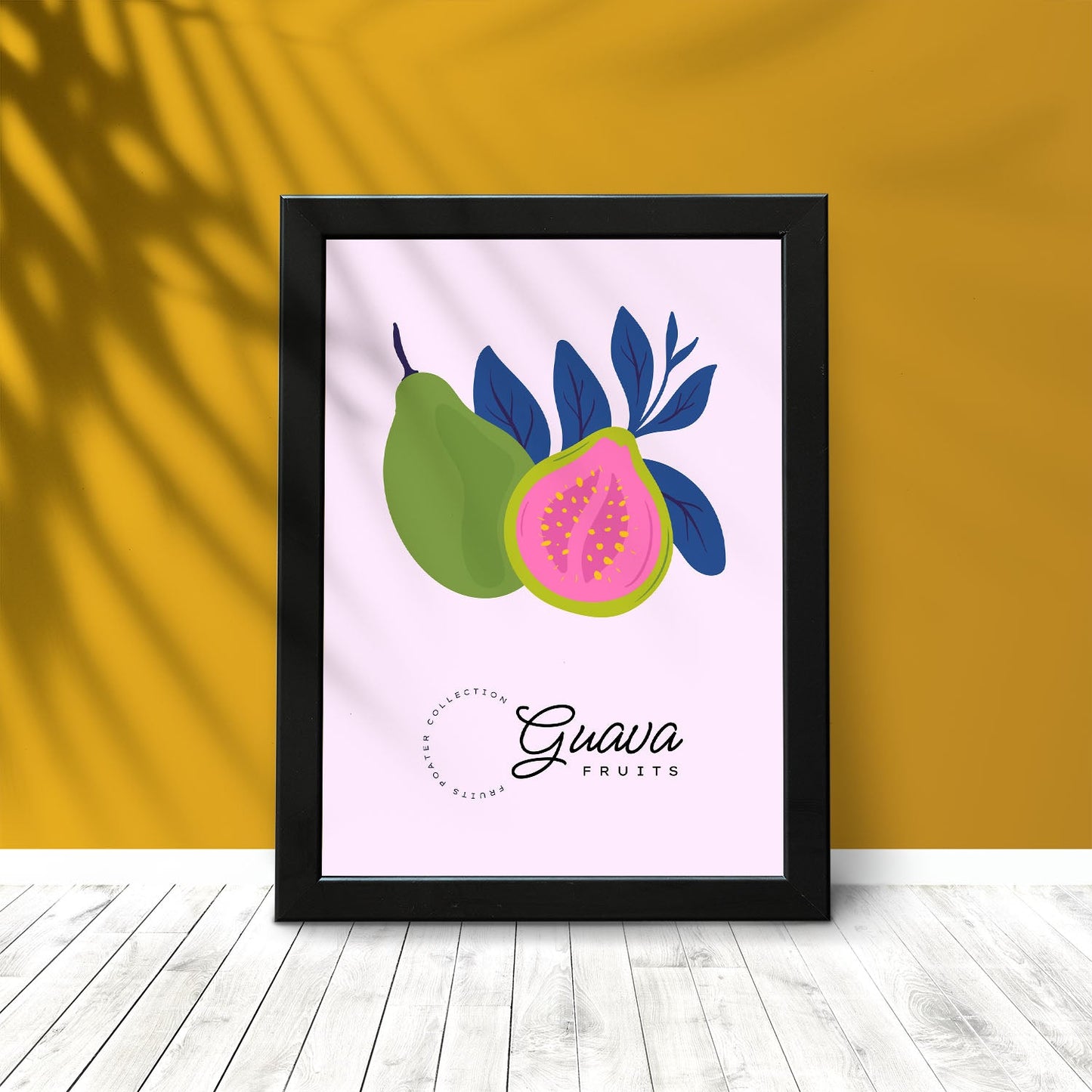 Guava Fruit and Leaves-Artwork-Nacnic-Nacnic Estudio SL