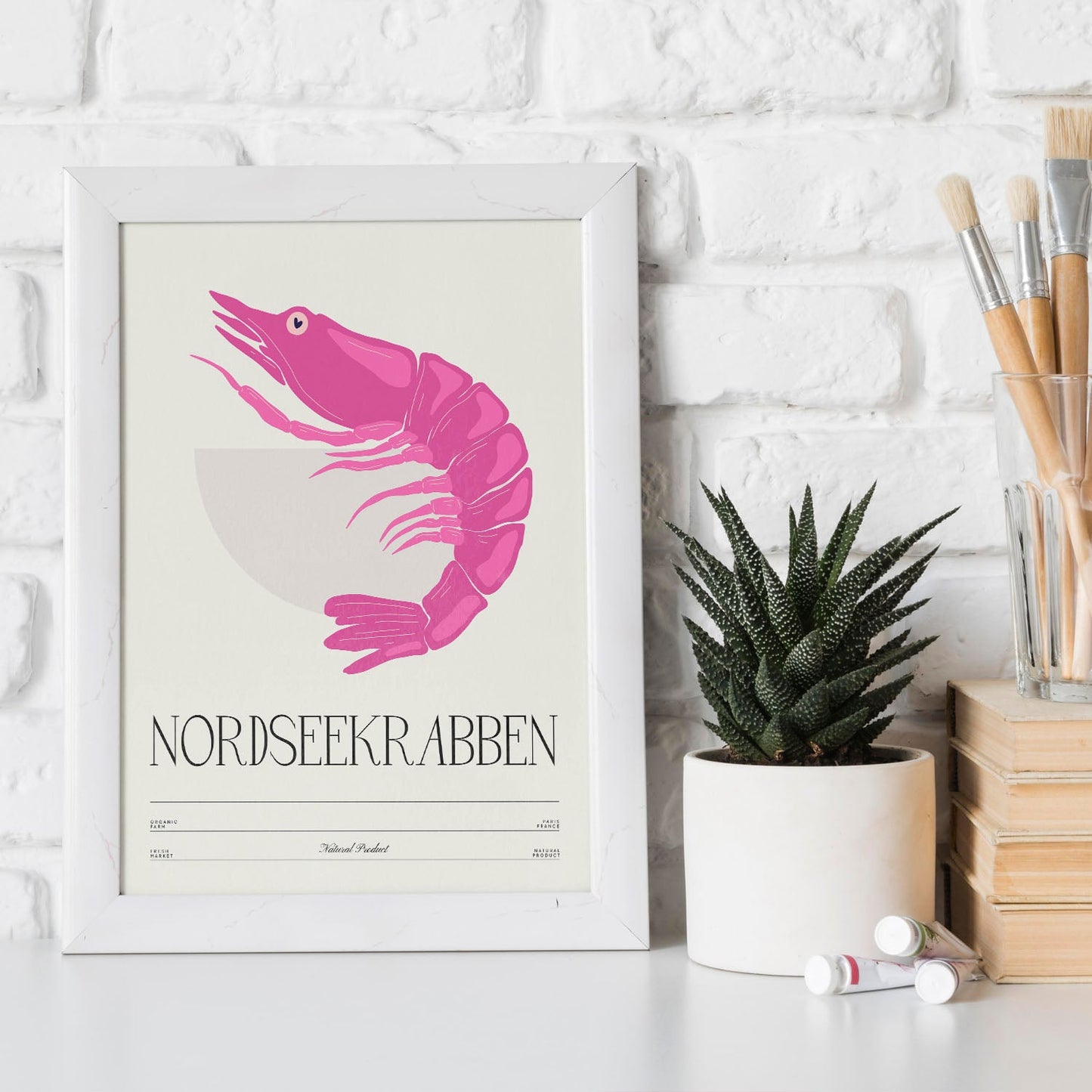 North Sea Shrimp-Artwork-Nacnic-Nacnic Estudio SL