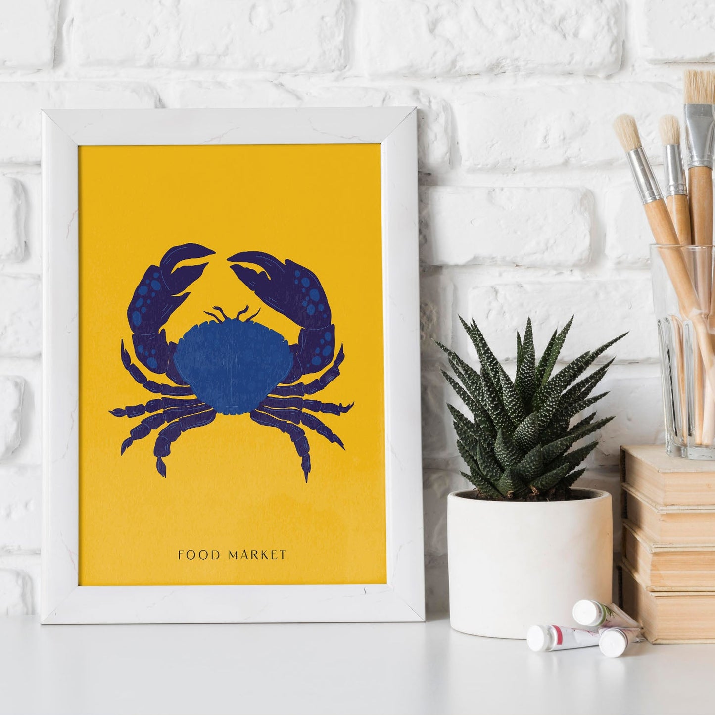 Big Claw Crab-Artwork-Nacnic-Nacnic Estudio SL
