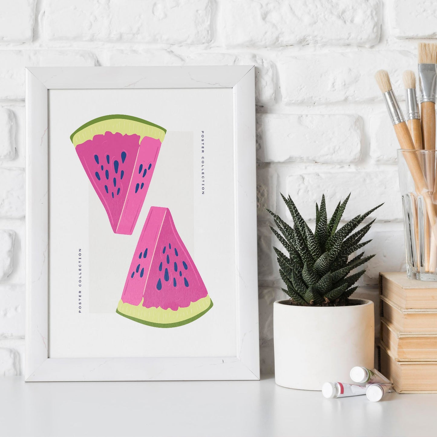 Watermelon Reflected-Artwork-Nacnic-Nacnic Estudio SL