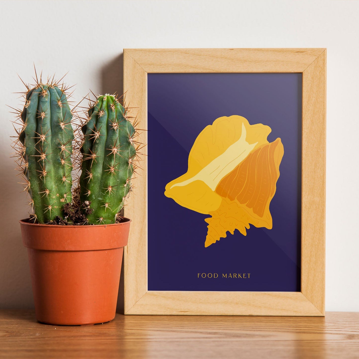 Queen Conch Snail-Artwork-Nacnic-Nacnic Estudio SL