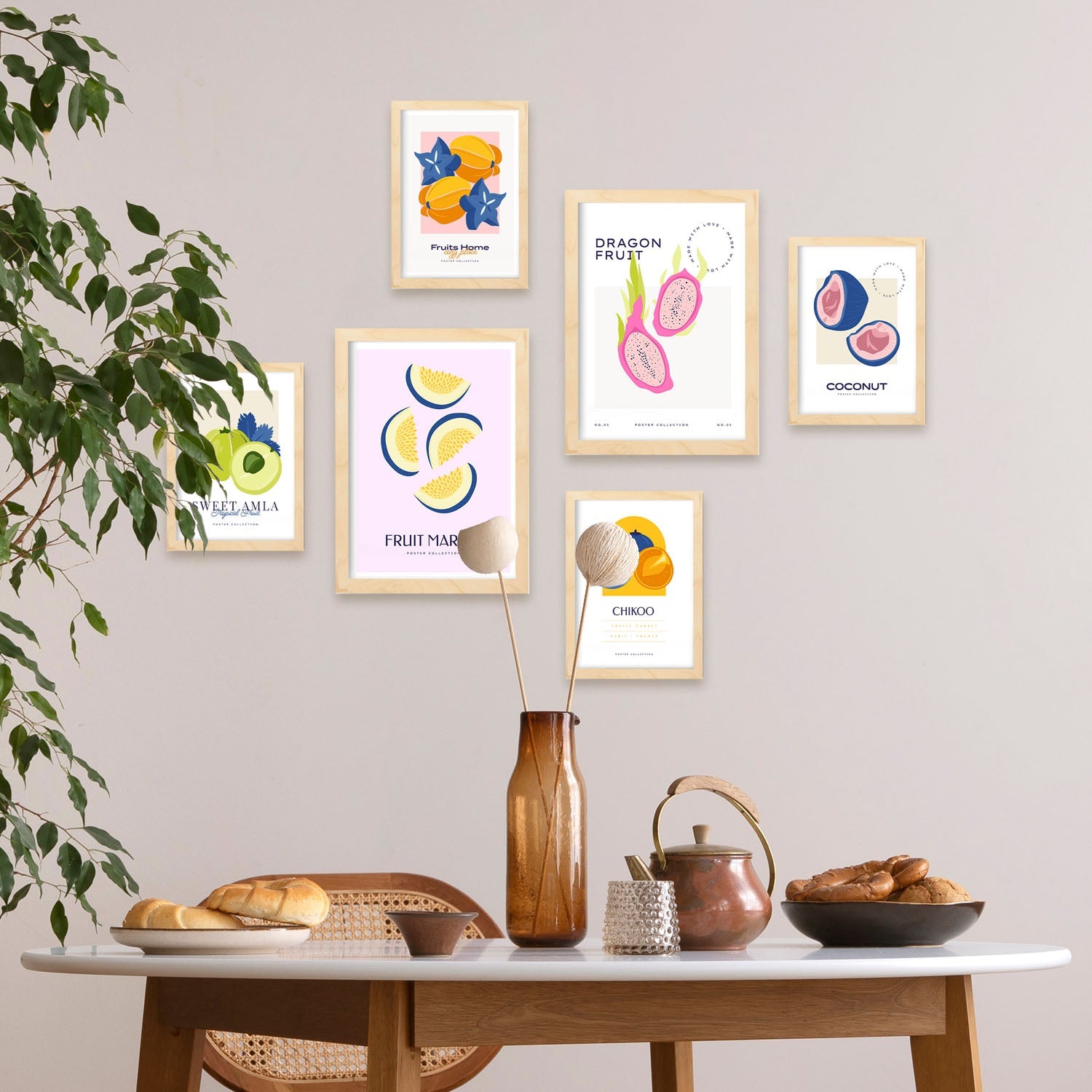 Food and Plants Posters. Rare Fruits. Nature and Botany-Artwork-Nacnic-Nacnic Estudio SL