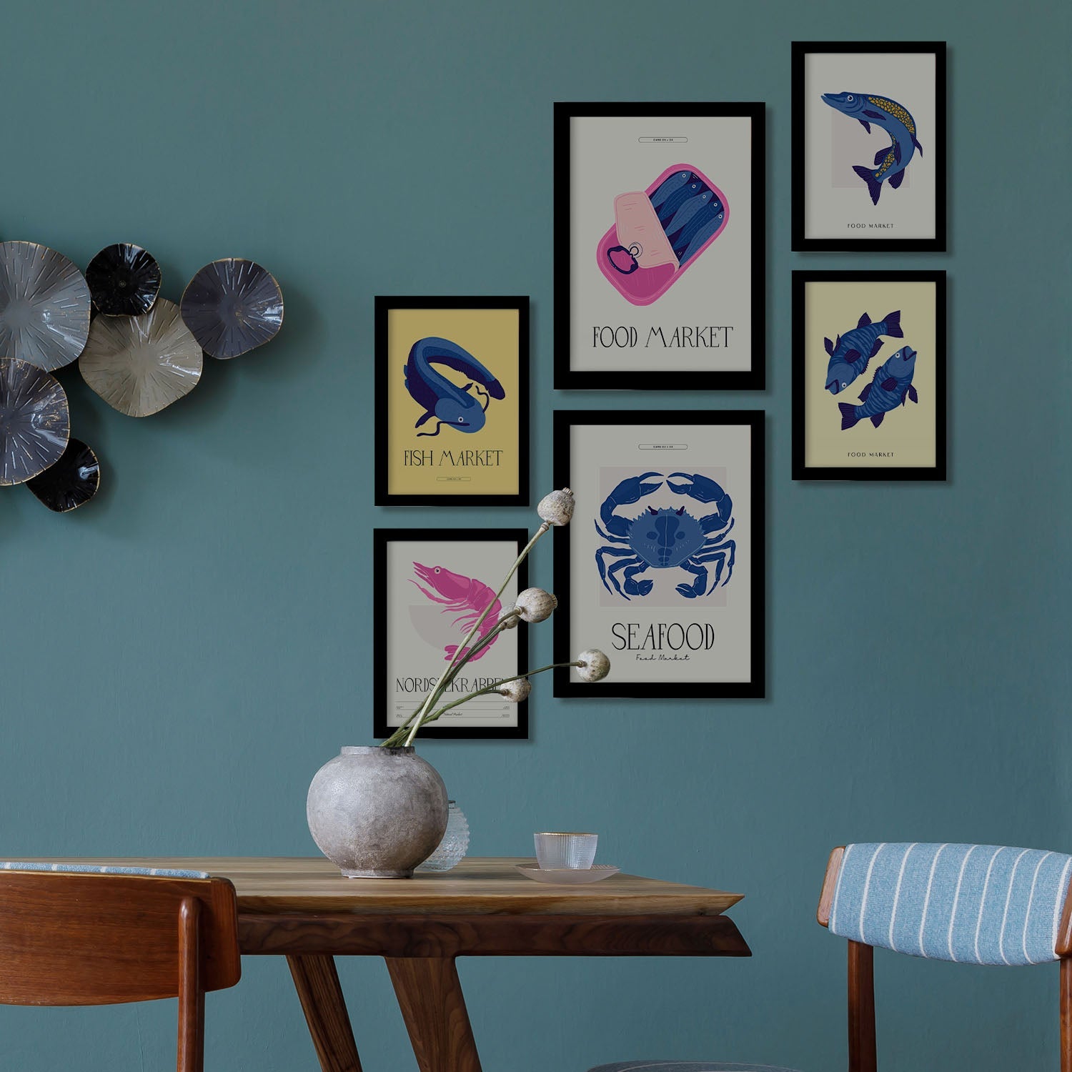 Food and Plants Posters. Seaside Market. Nature and Botany-Artwork-Nacnic-Nacnic Estudio SL