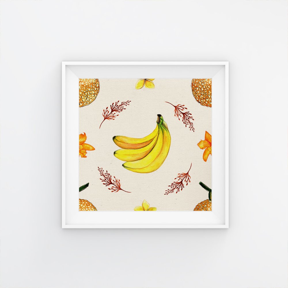 PACK de láminas para enmarcar COLLAGE FRUTAL. Posters cuadrados con imágenes de frutas. alta calidad-Artwork-Nacnic-Nacnic Estudio SL