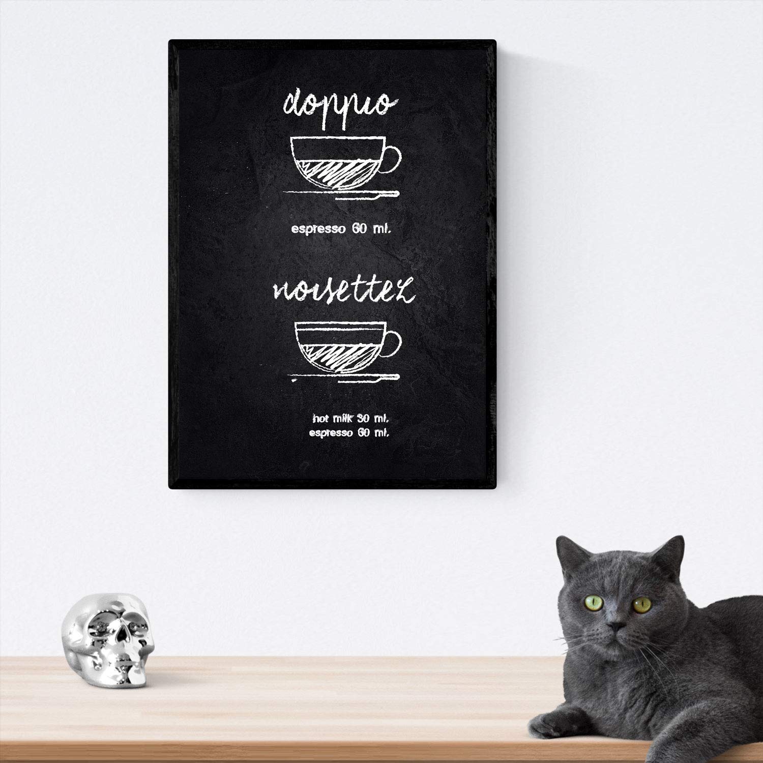 Set de láminas de café. Posters de tipos de café. Café detalle 1.-Artwork-Nacnic-Nacnic Estudio SL