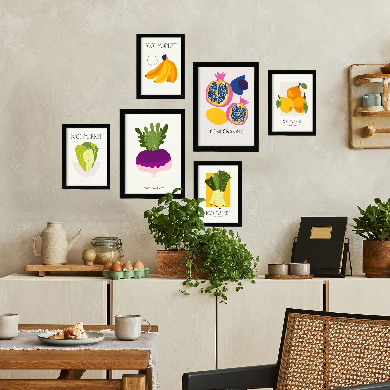 Food and Plants Posters. Fruits and Veggies. Nature and Botany-Artwork-Nacnic-Nacnic Estudio SL