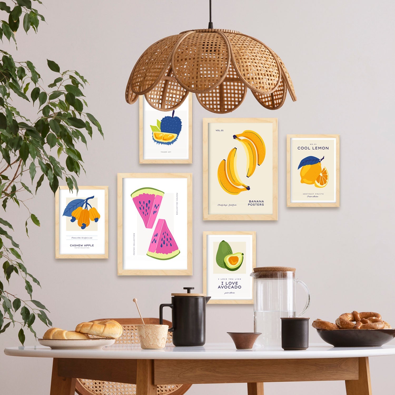 Food and Plants Posters. Sweet Fruits. Nature and Botany-Artwork-Nacnic-Nacnic Estudio SL