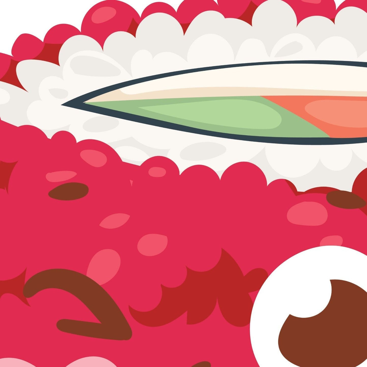 Set de Tres láminas Sushi. Pack de Tres Poster para enmarcar con imágenes de Sushi.-Artwork-Nacnic-Nacnic Estudio SL