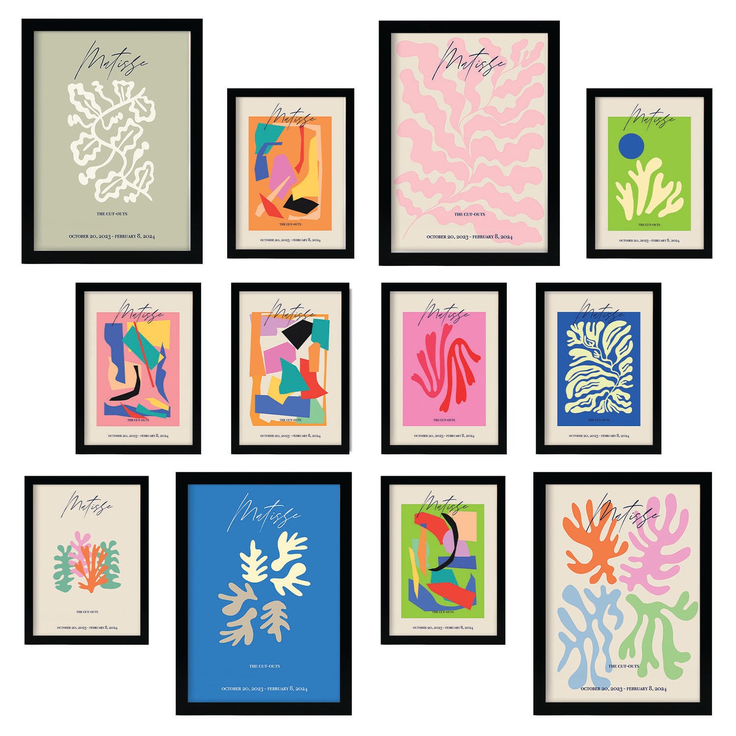 Conjunto de Láminas Inspiradas en Matisse