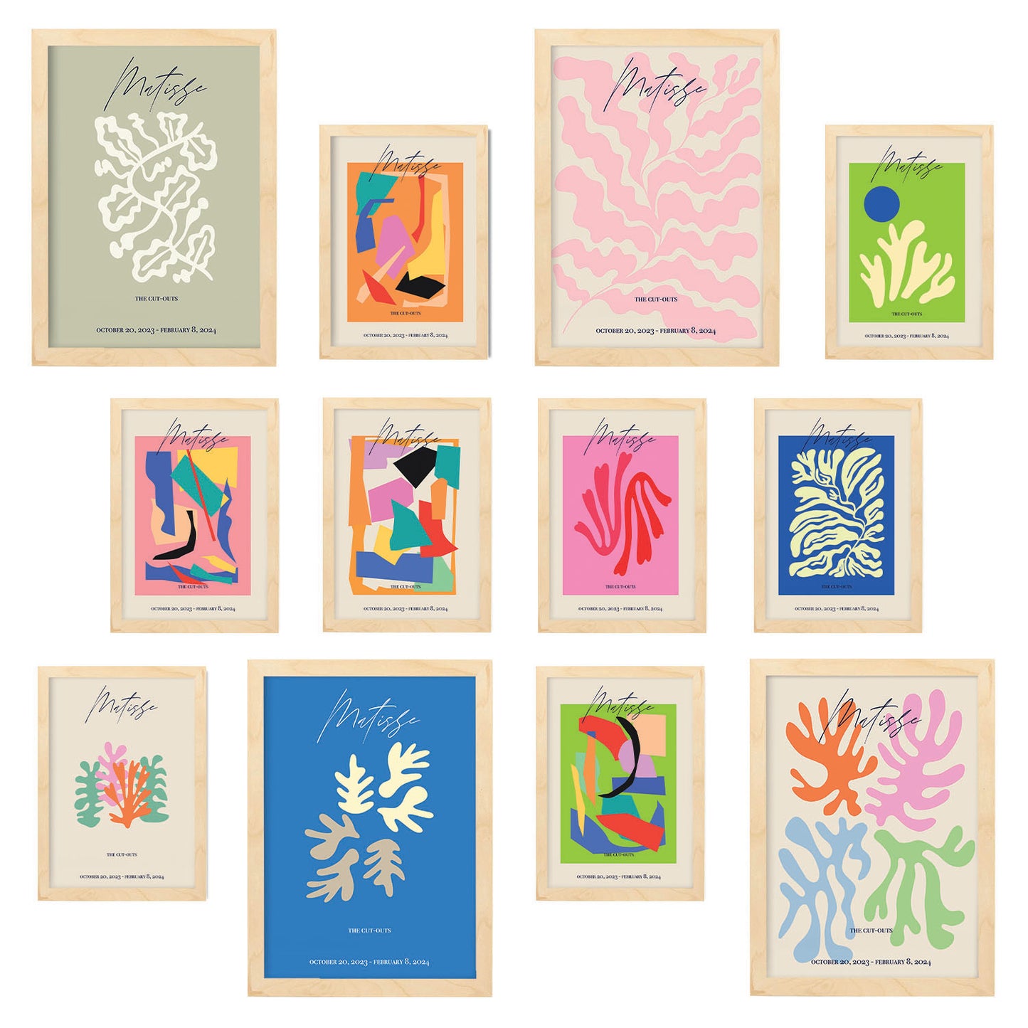Conjunto de Láminas Inspiradas en Matisse