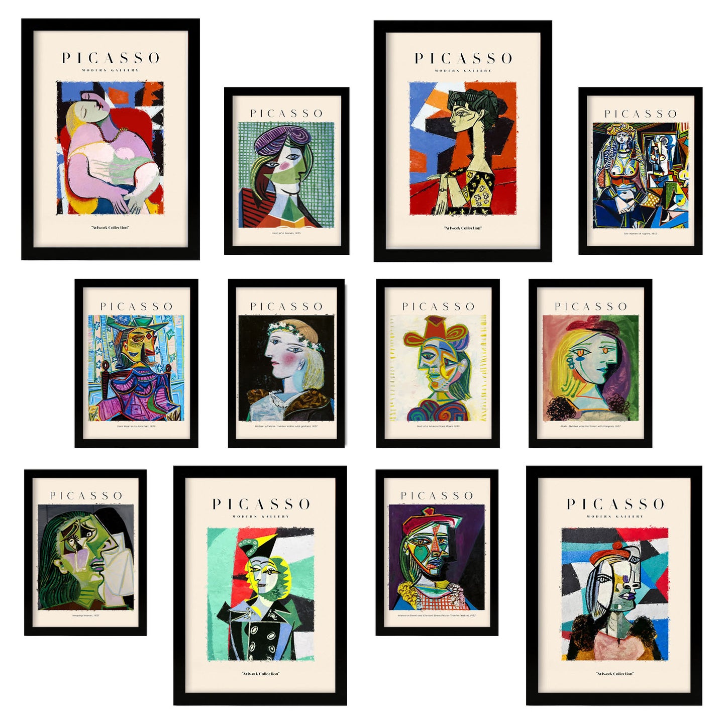 Colección Picasso 2: Set de Láminas de Arte Vibrante