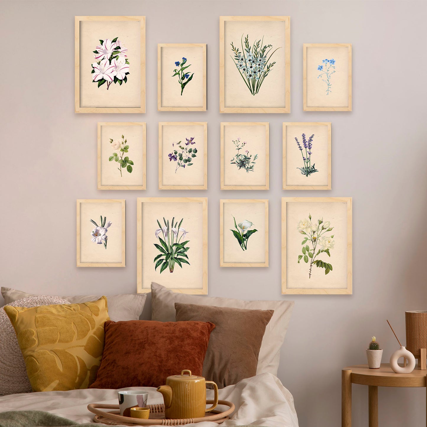Conjunto Impresionante de Láminas de Flores Geniales en Colores Cautivadores