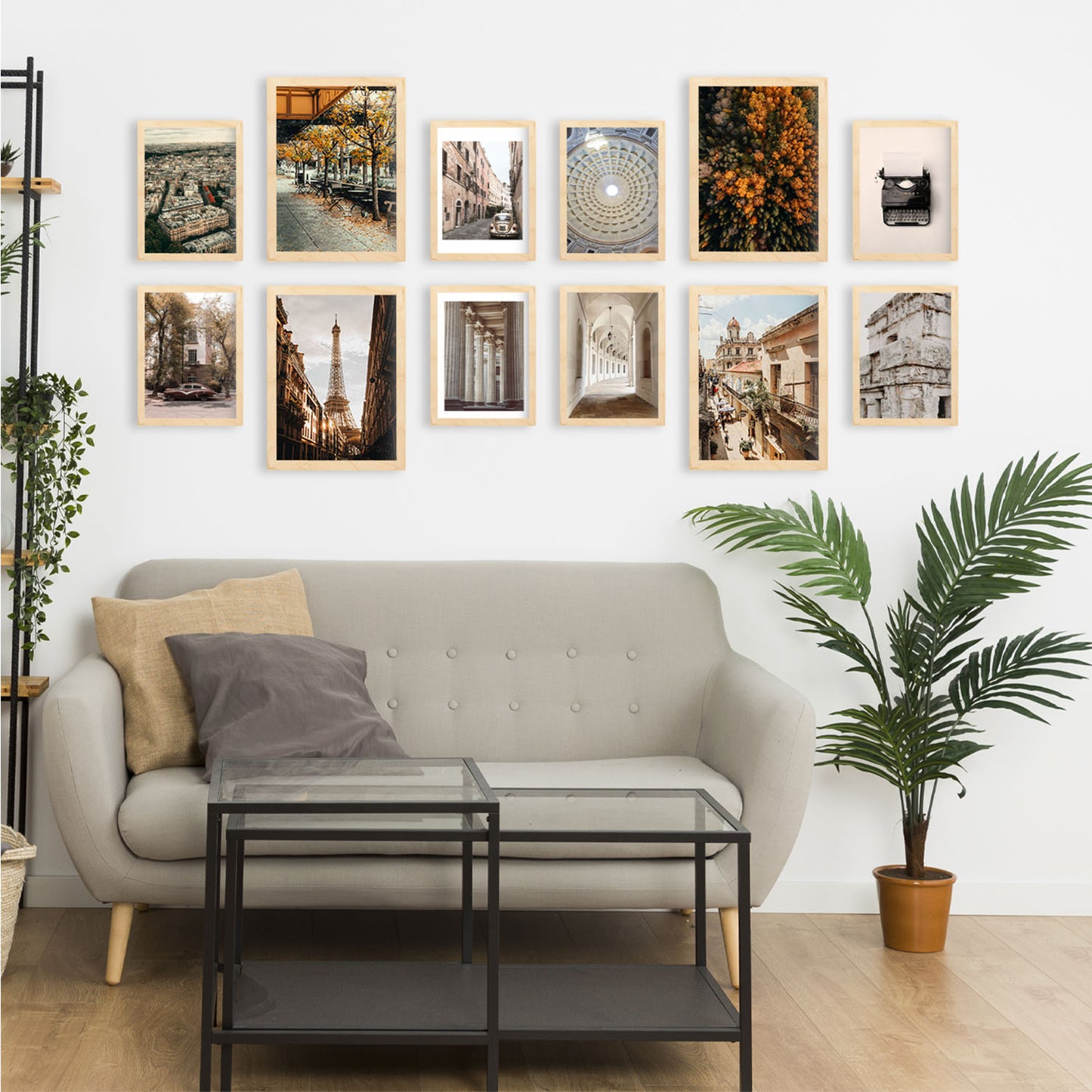 Set de Fotografías de Paisajes Urbanos - Láminas de Diseño Urbano con Colores Vibrantes