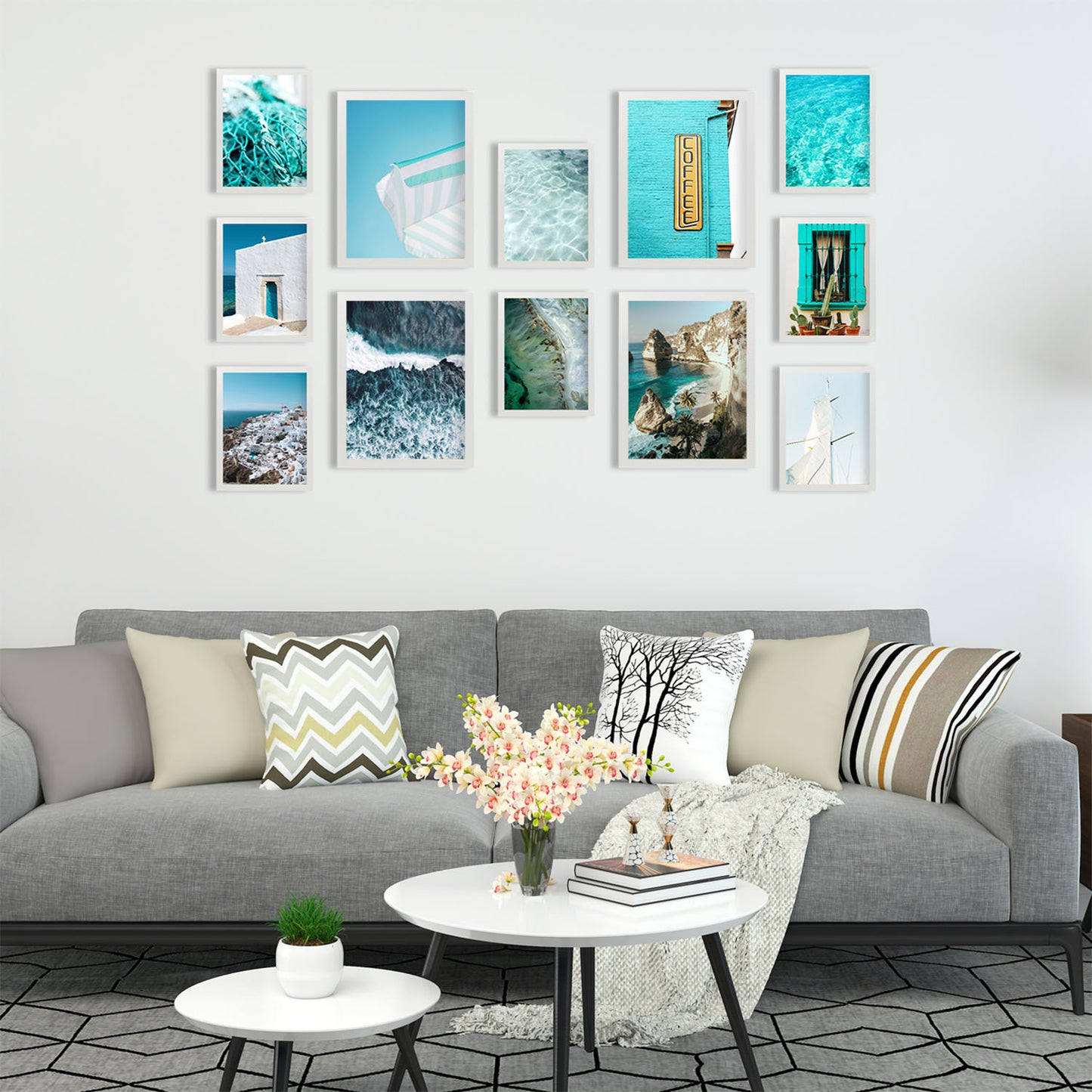 Conjunto de Impresiones Fotográficas Costeras - Láminas de Arte de Pared