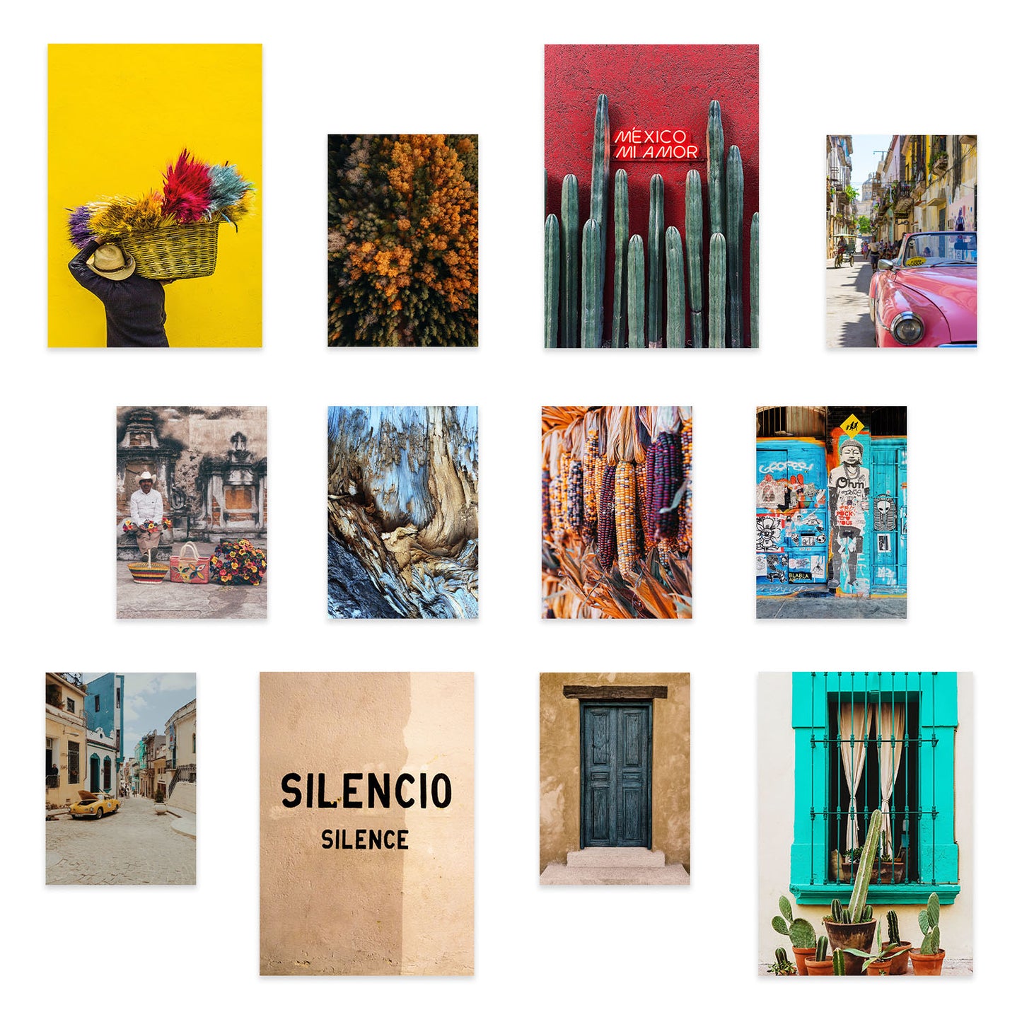 Set de Fotografía Mexicana: 12 Impresiones Artísticas sin Marco