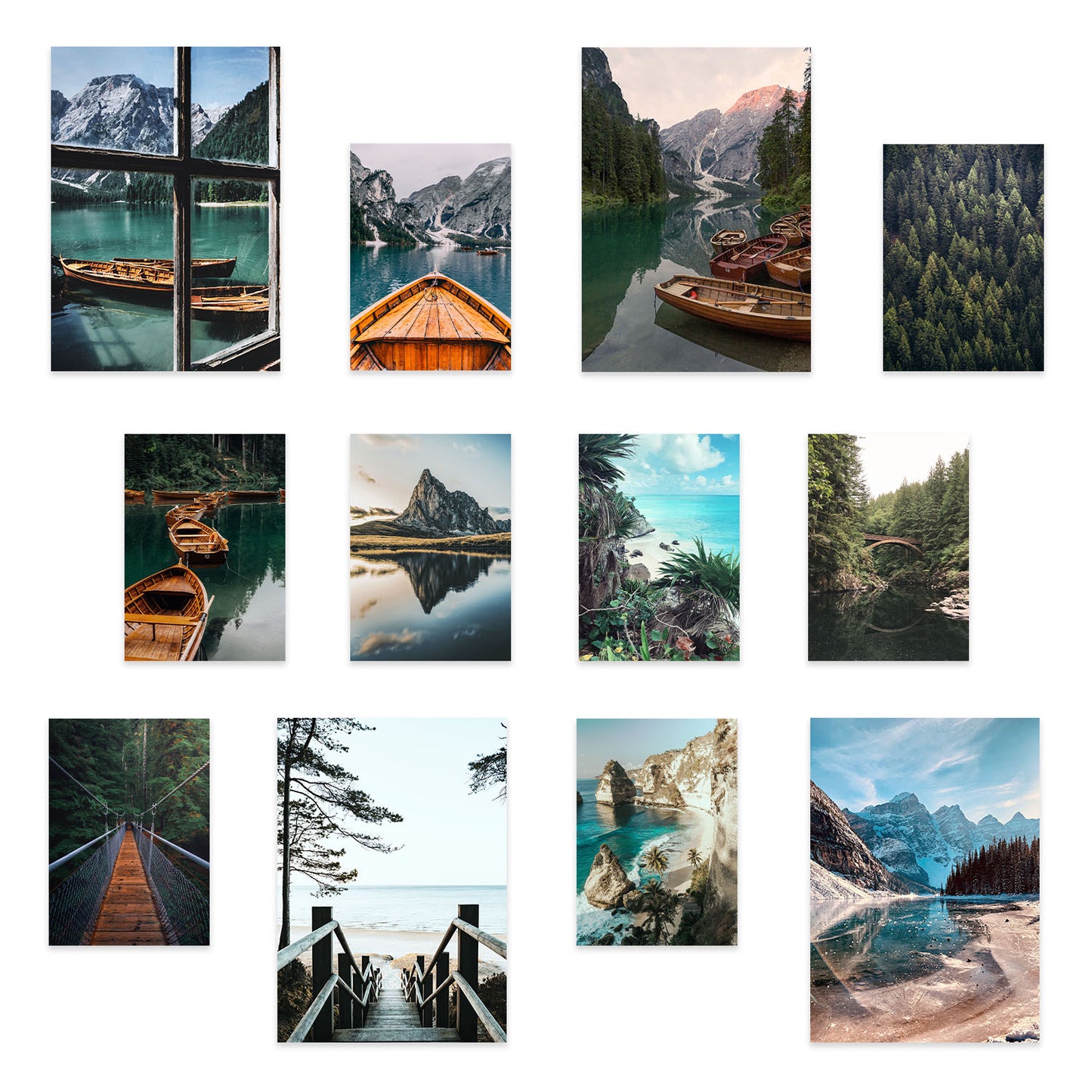 Conjunto de Láminas de Fotografía de la Naturaleza