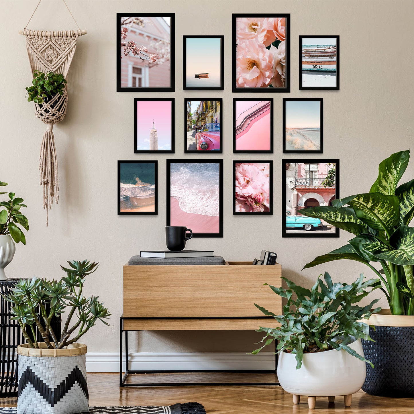 Impresiones Fotográficas en Rosa - 12 Láminas Sin Marco