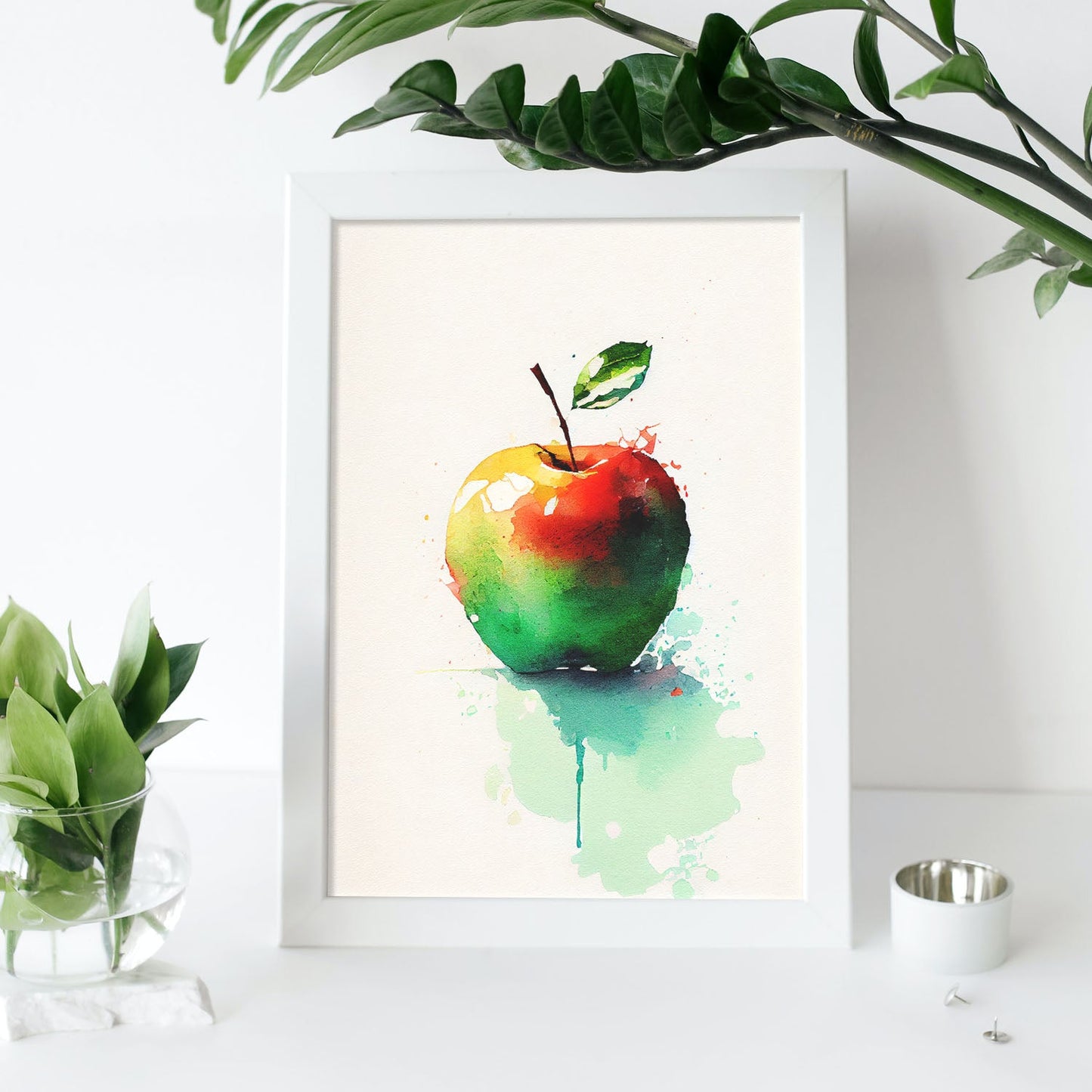 Lámina Nacnic Manzana Minimalista