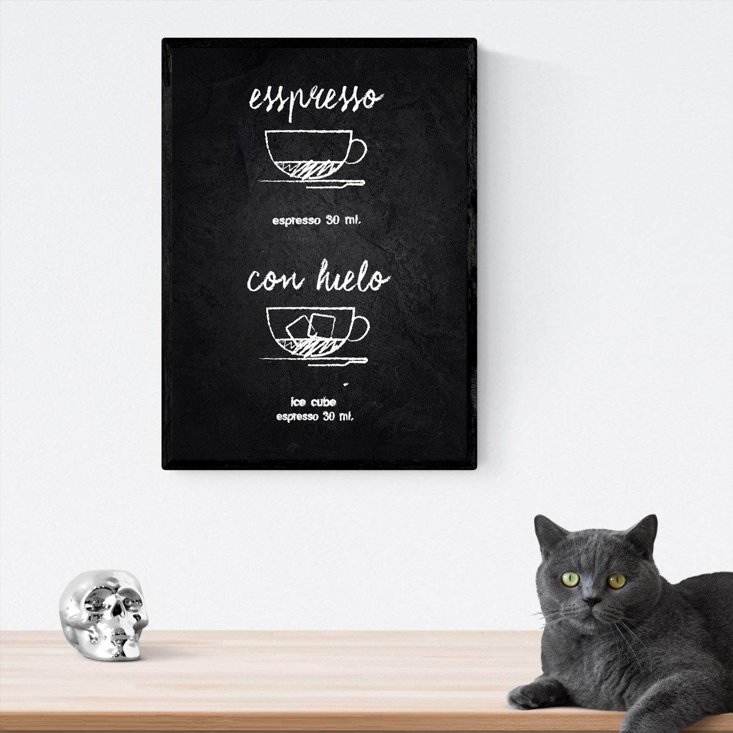 Set de láminas de café. Posters de tipos de café. Café detalle 1.-Artwork-Nacnic-Nacnic Estudio SL