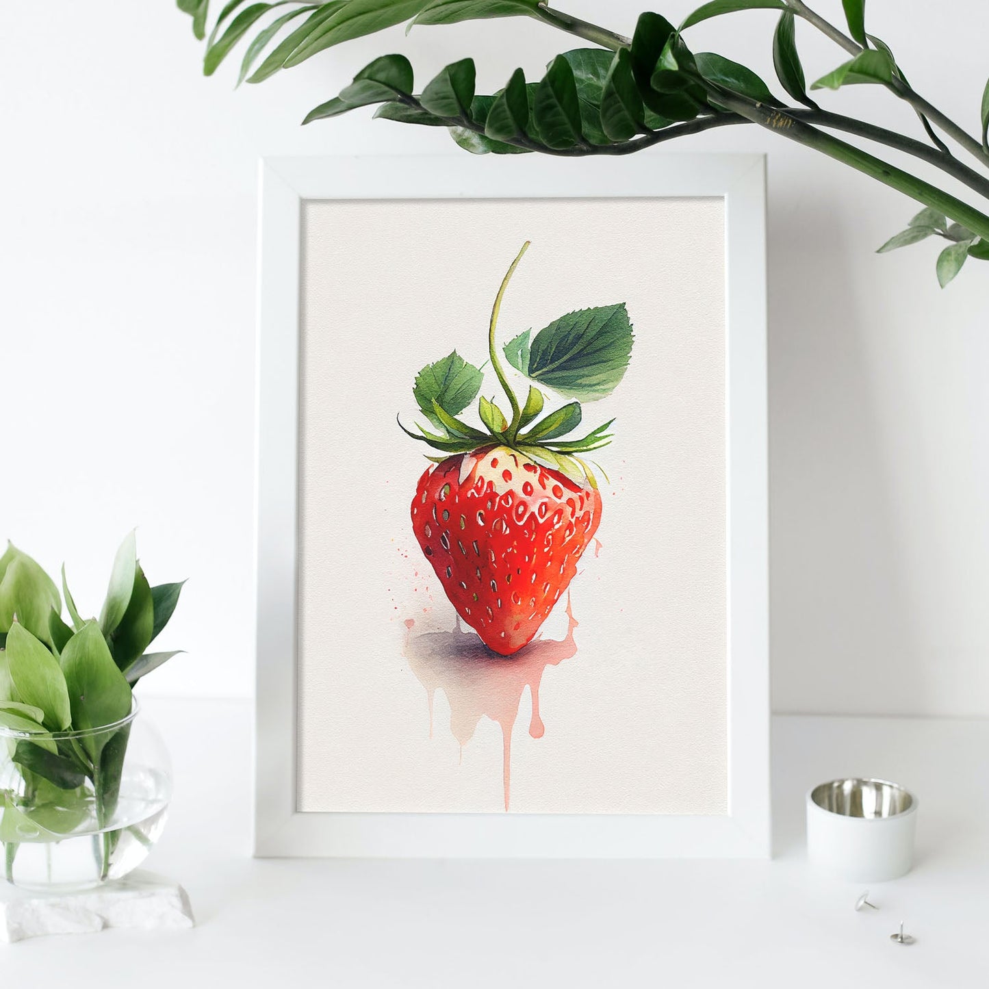 Lámina Minimalista de Fresa Nacnic